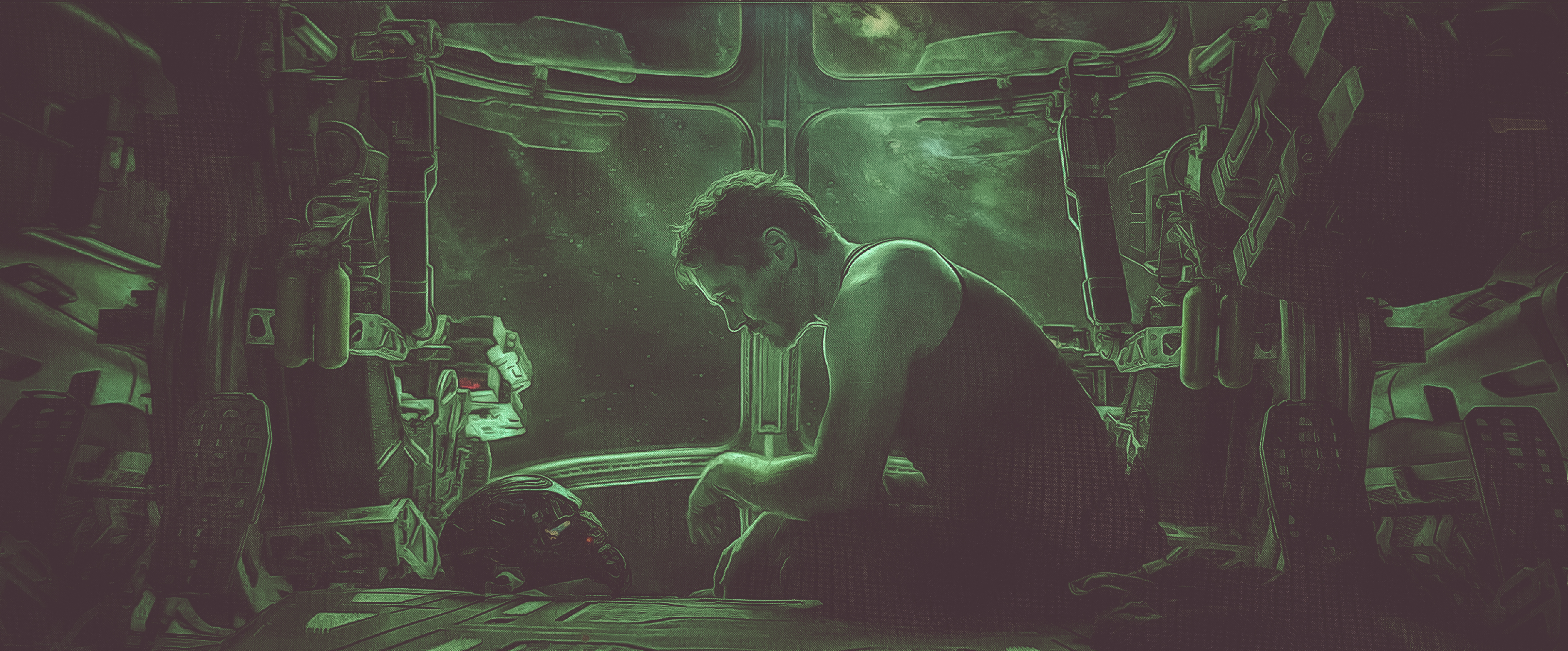 Iron Man from Avengers: Endgame in space HD Wallpaper