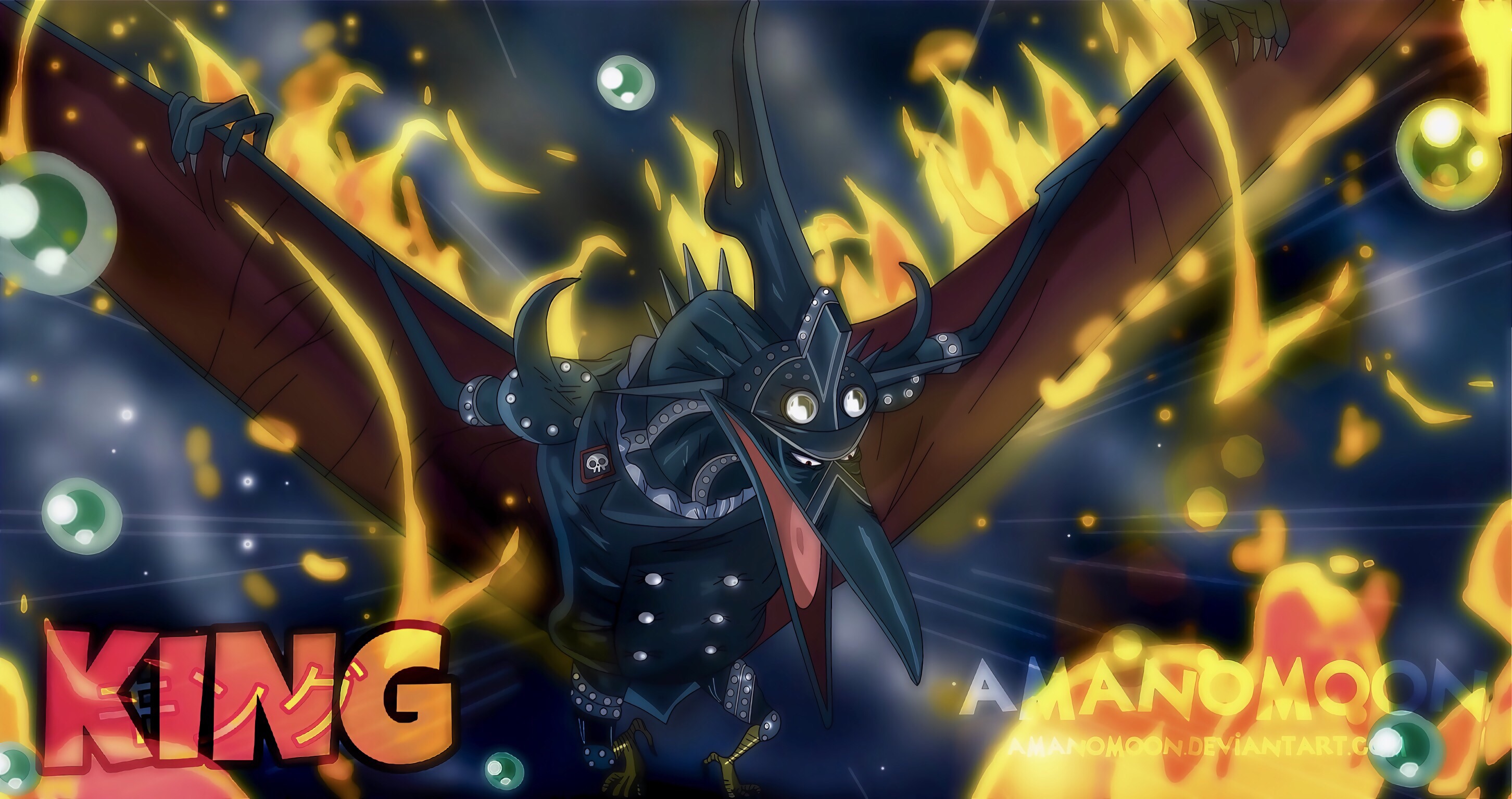 King from One Piece HD Wallpaper