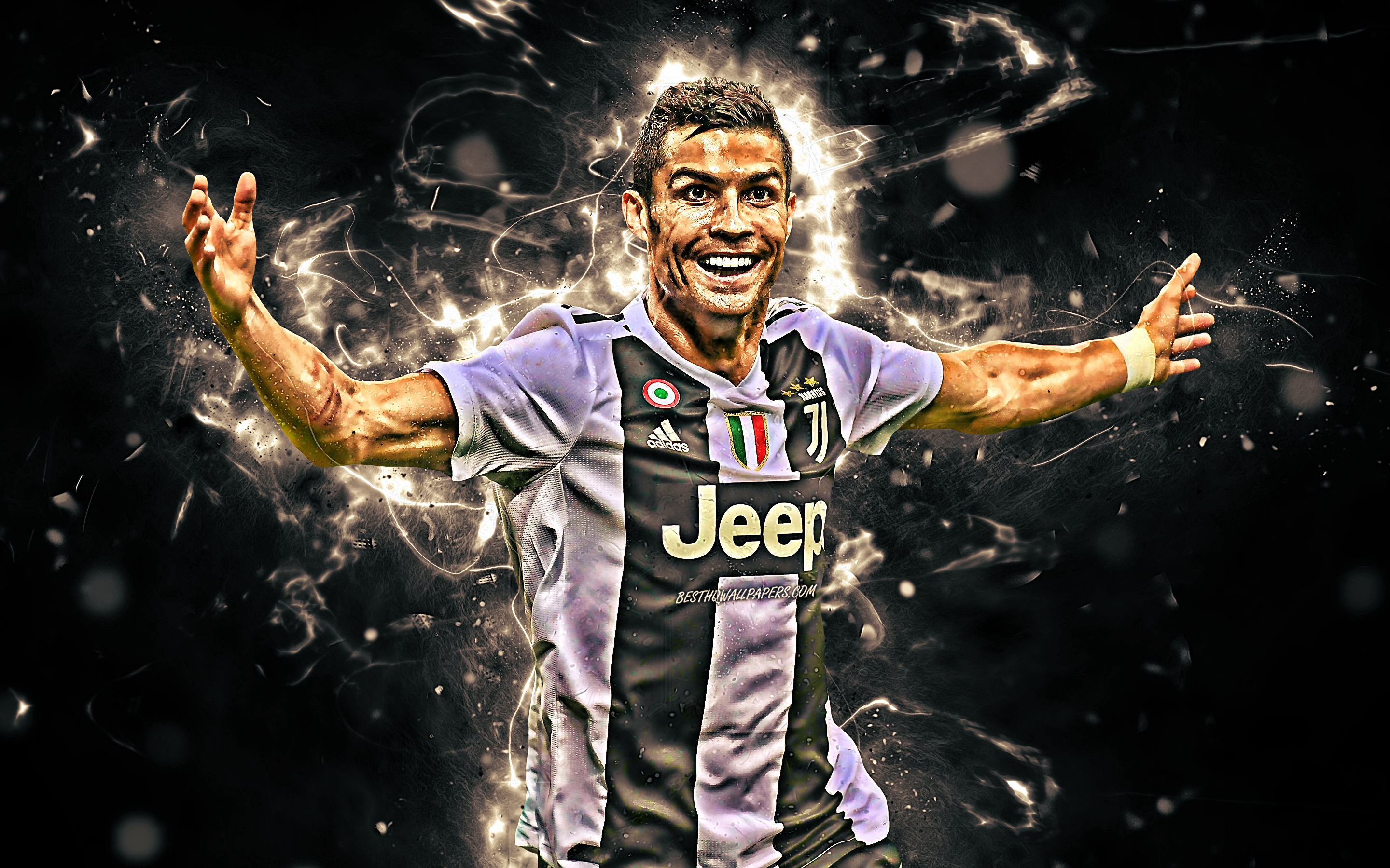 Cristiano Ronaldo Juventus Celebration HD Wallpaper
