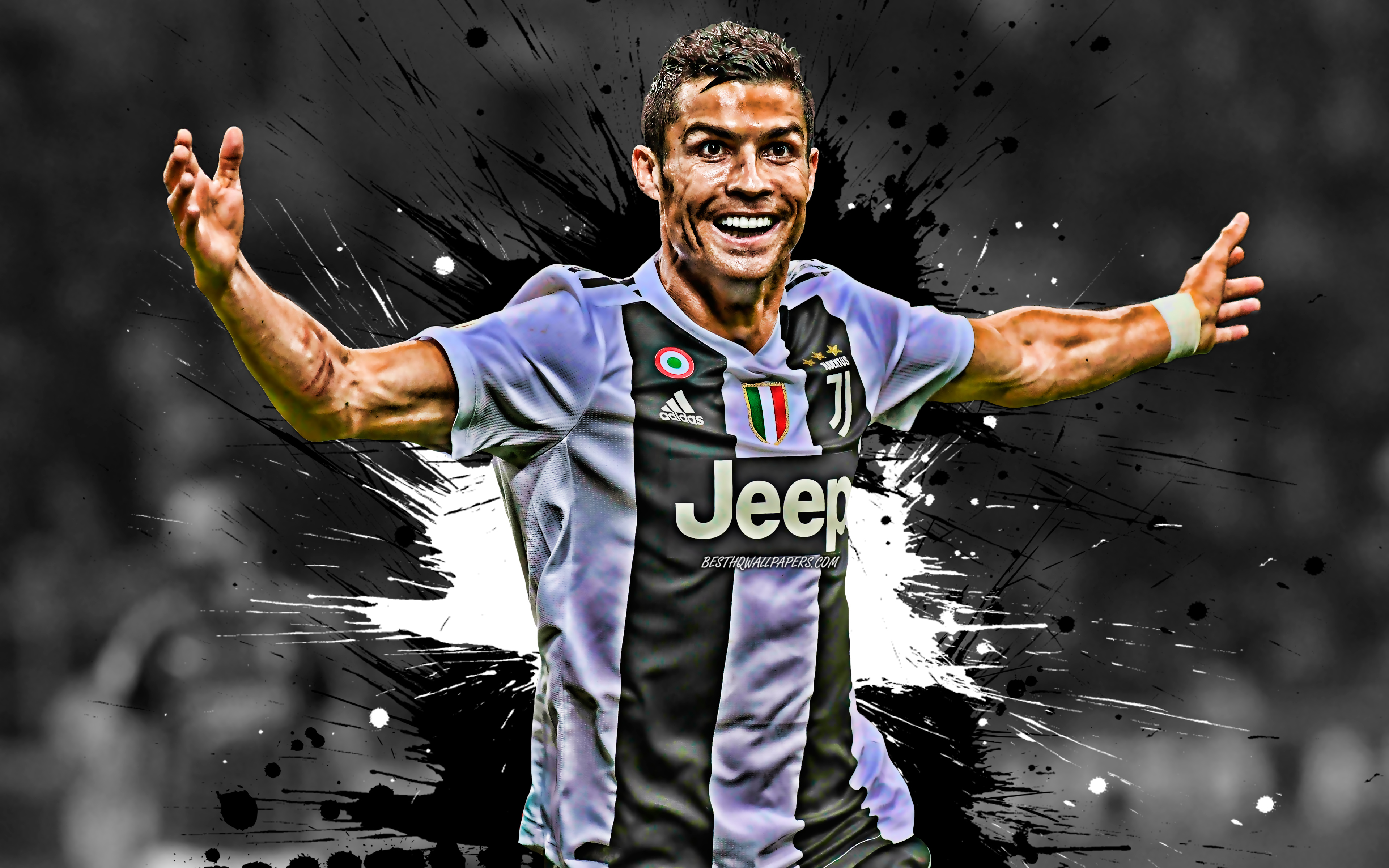 Cristiano Ronaldo from Juventus F.C. HD Wallpaper
