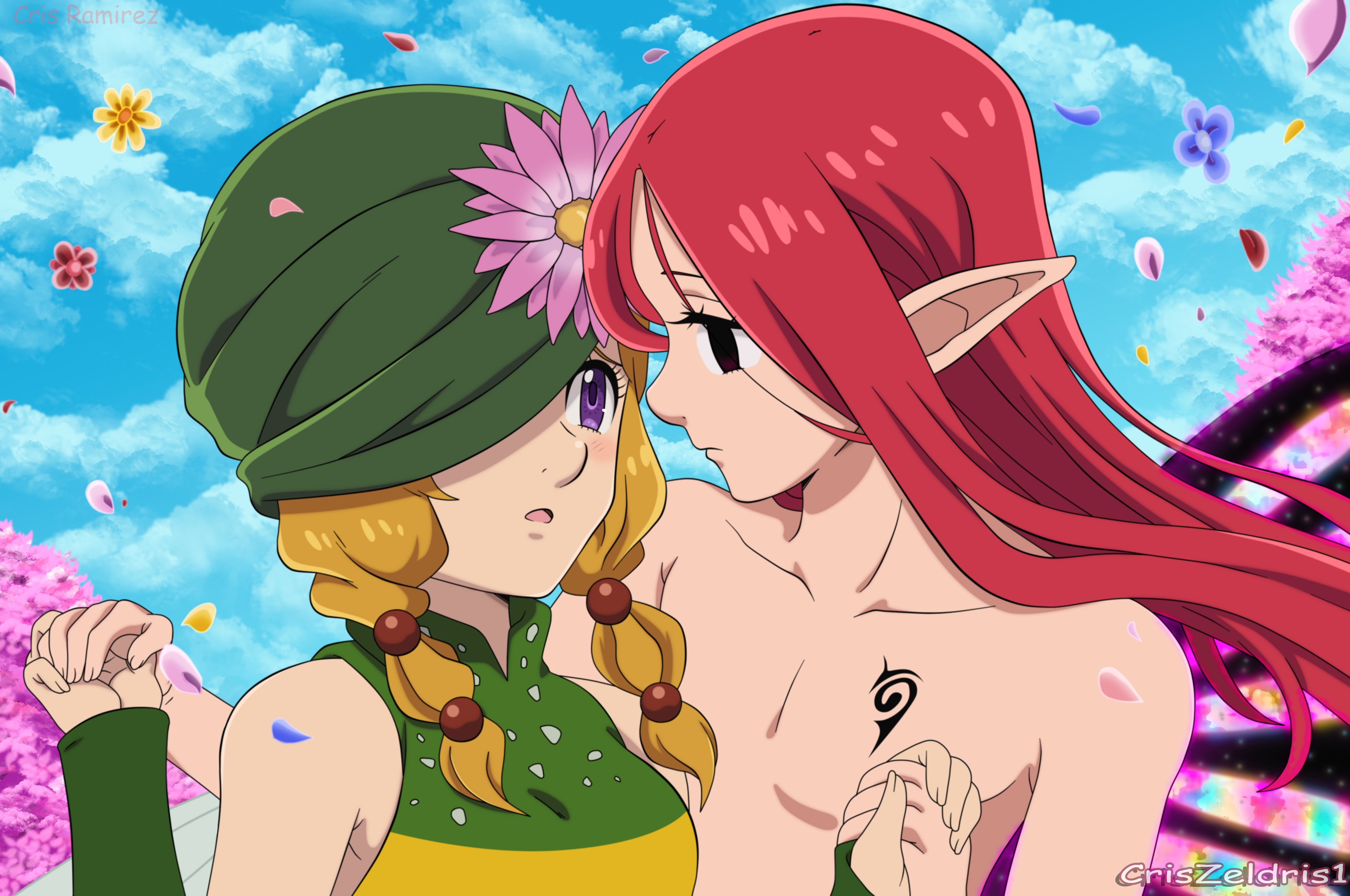 Gloxinia and Gerheade from The Seven Deadly Sins HD Wallpaper