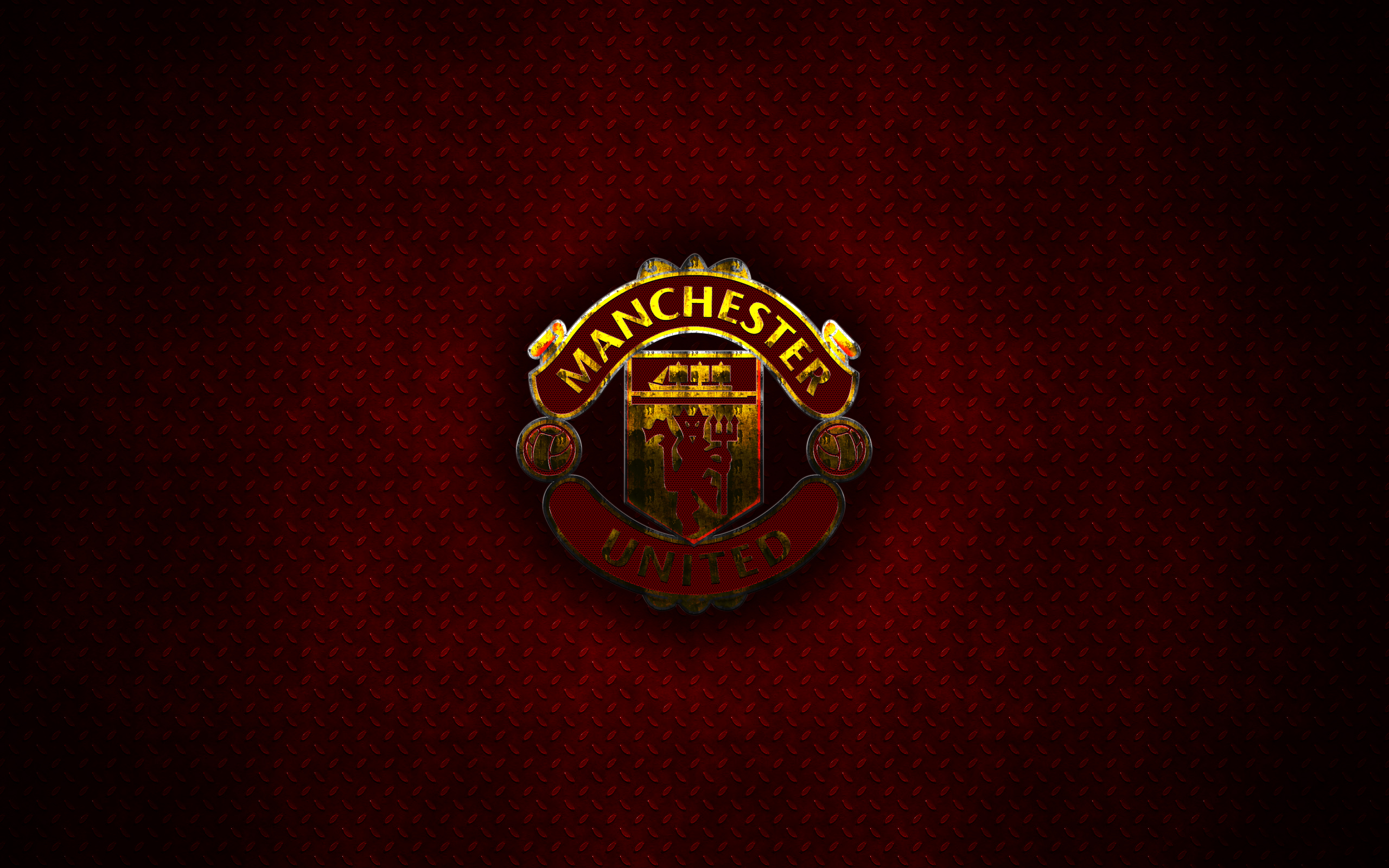 Manchester United F.C. Logo HD Wallpaper