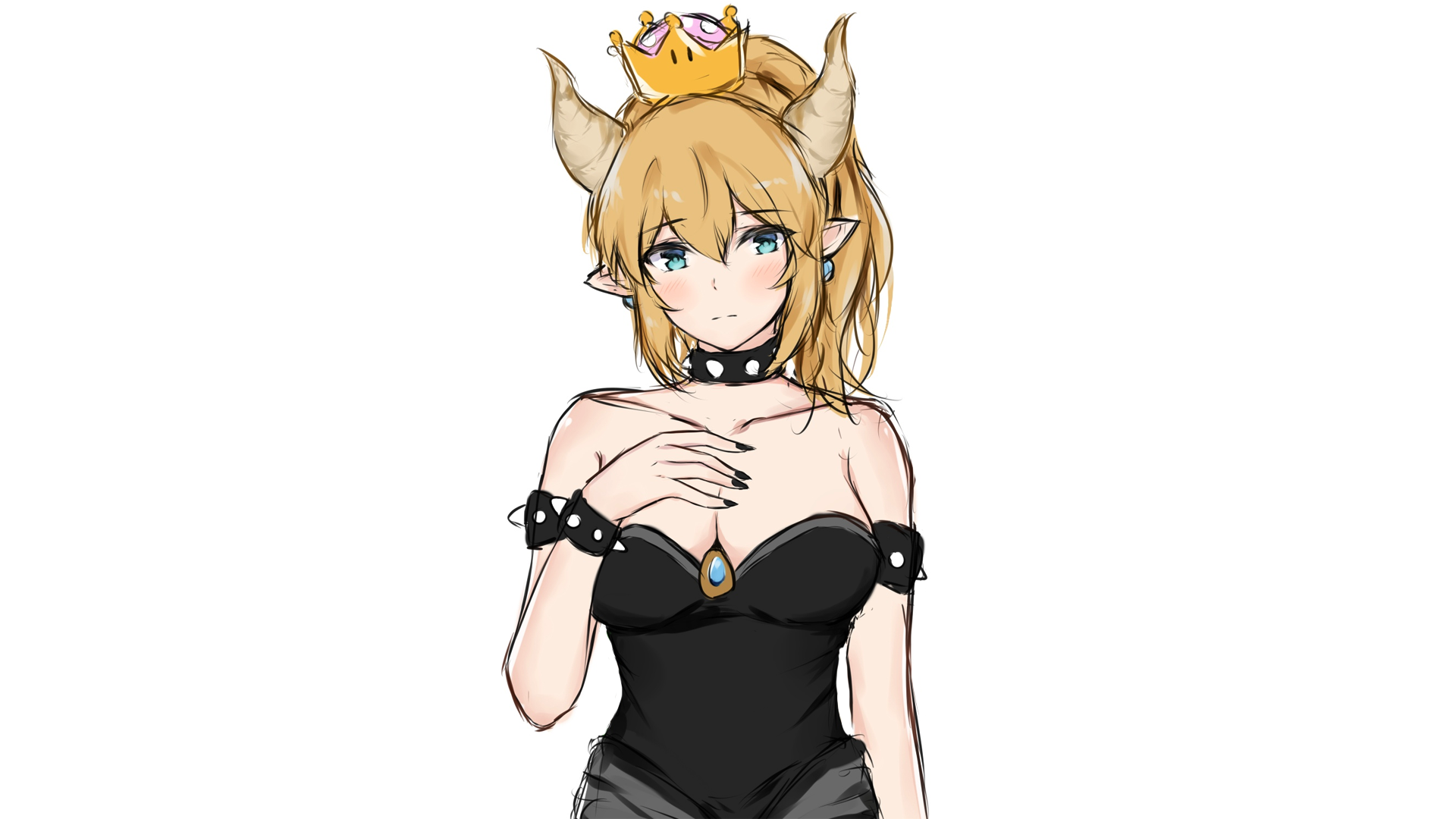 Bowsette from Super Mario HD Wallpaper