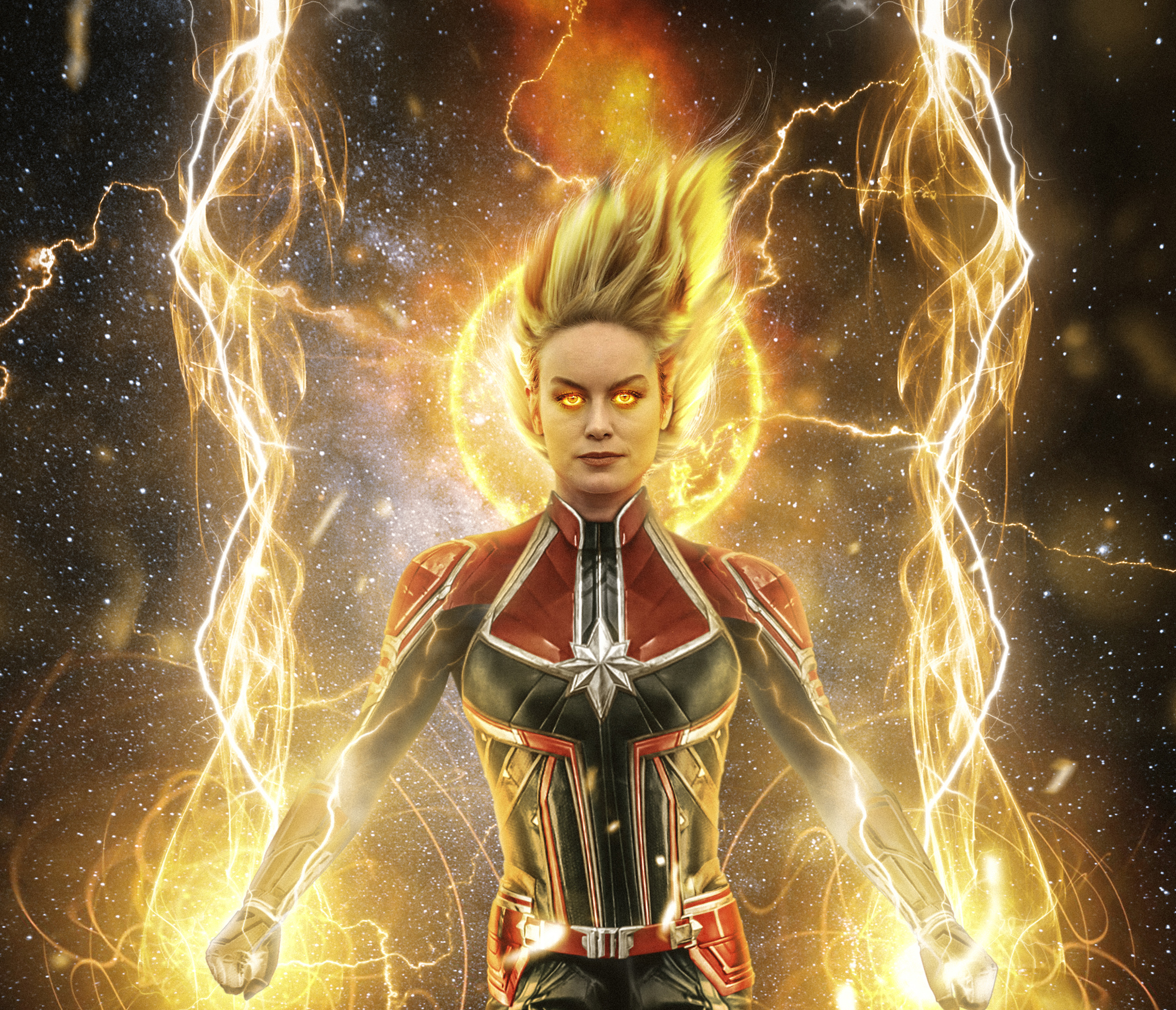 Captain Marvel from Marvel Comics HD Wallpaper