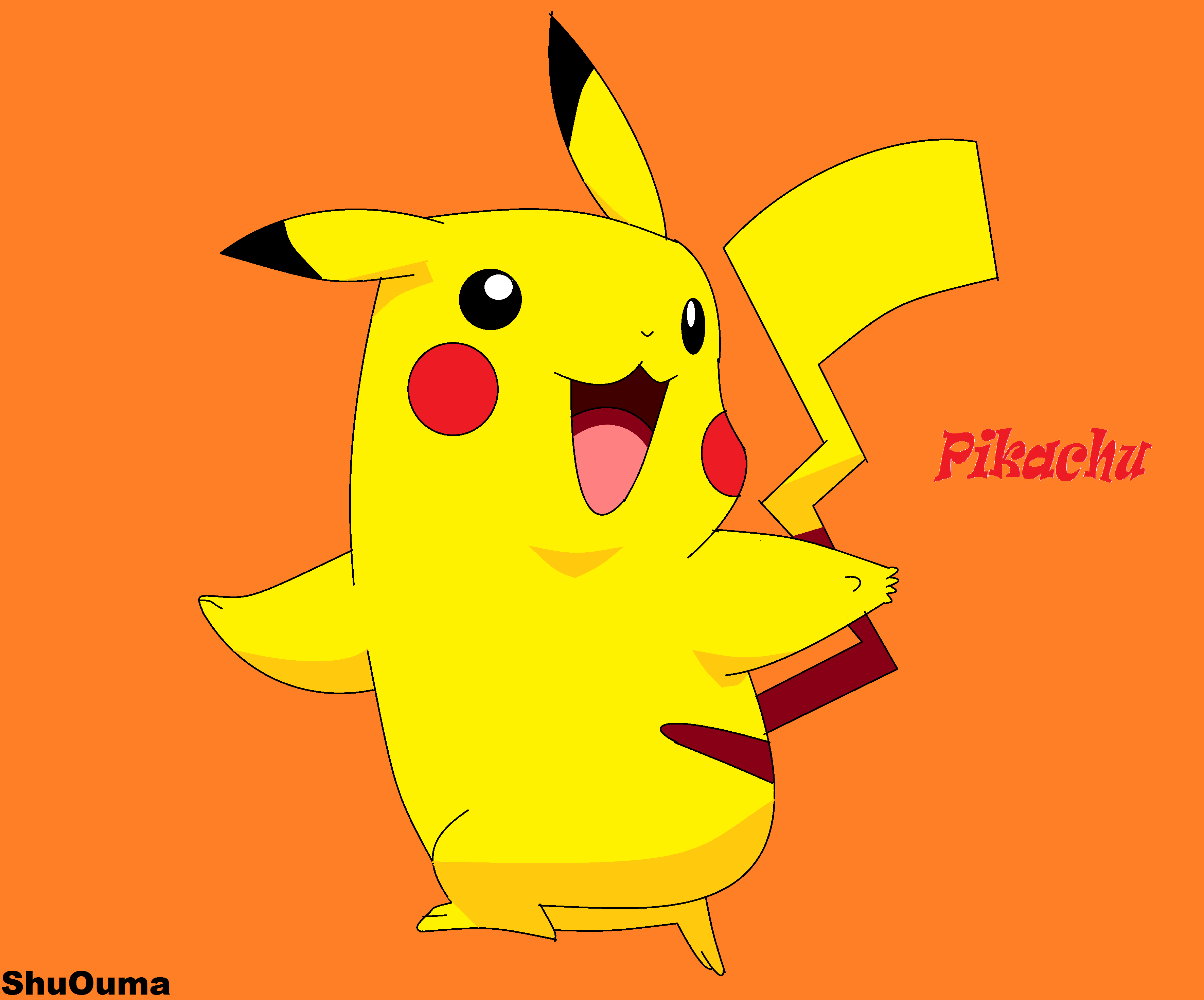 Pikachu from Pokemon HD Wallpaper