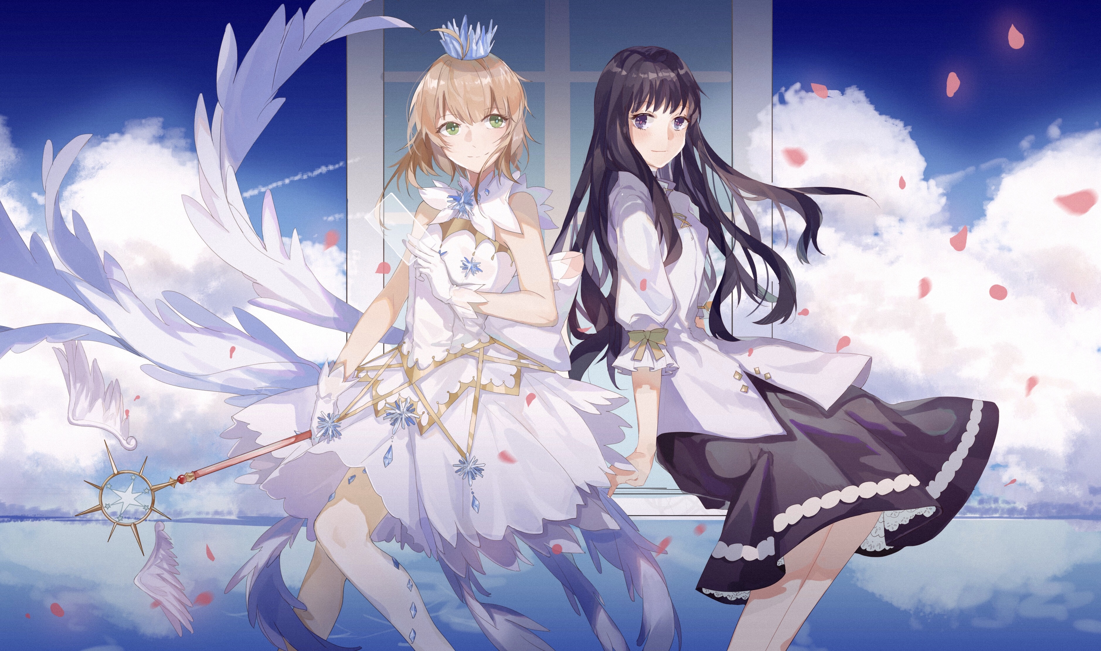 Sakura Kinomoto and Tomoyo Daidouji HD Wallpaper