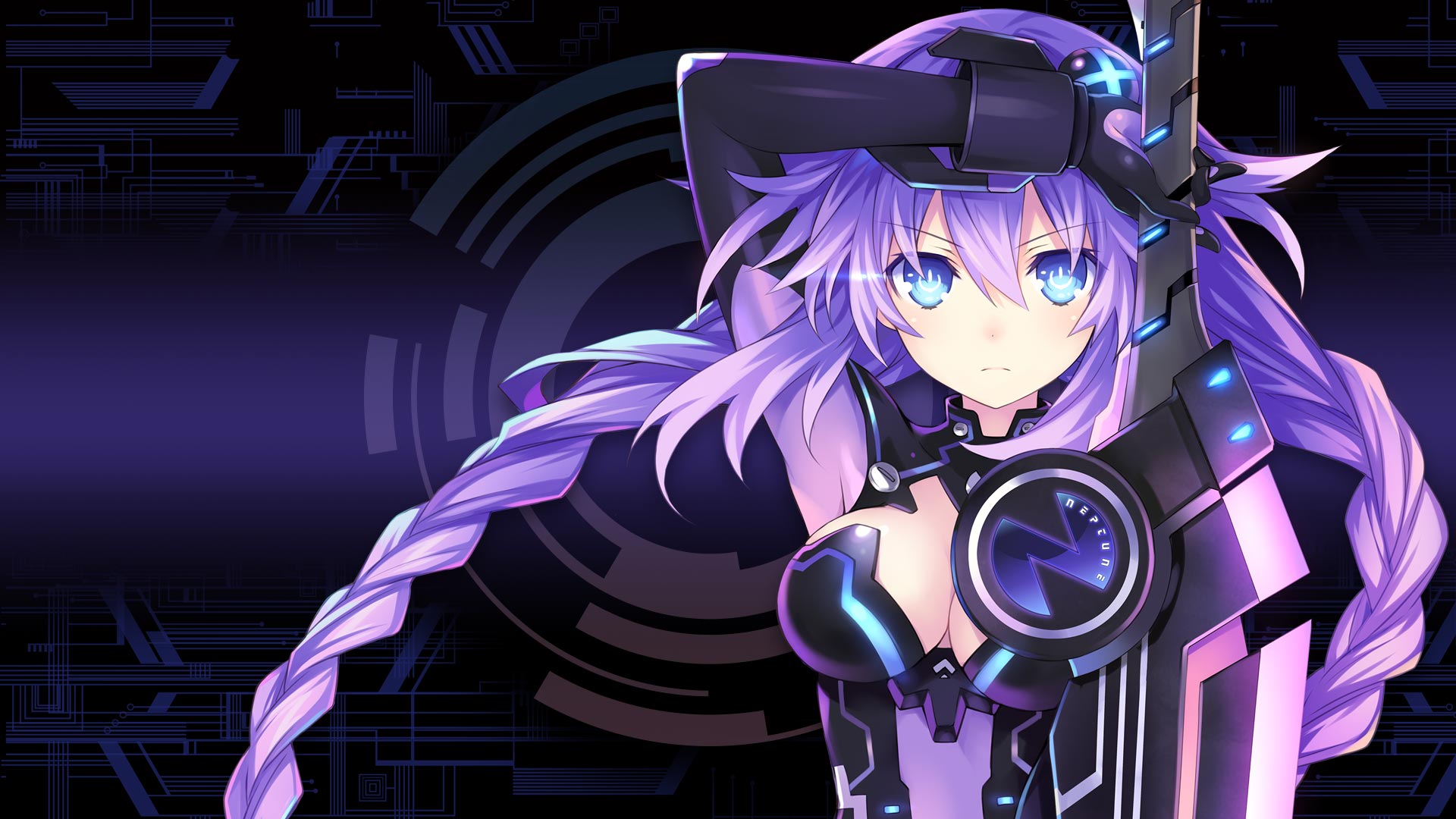 Neptune from Hyperdimension Neptunia HD Wallpaper