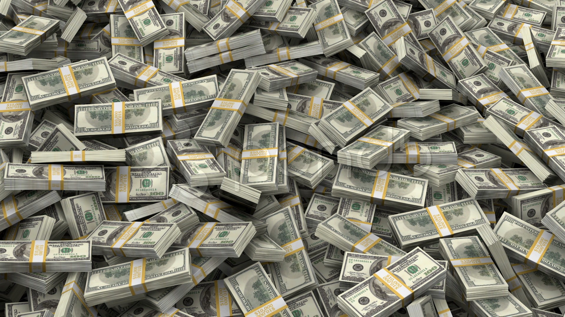 Stacks of US Dollar Bills HD Wallpaper