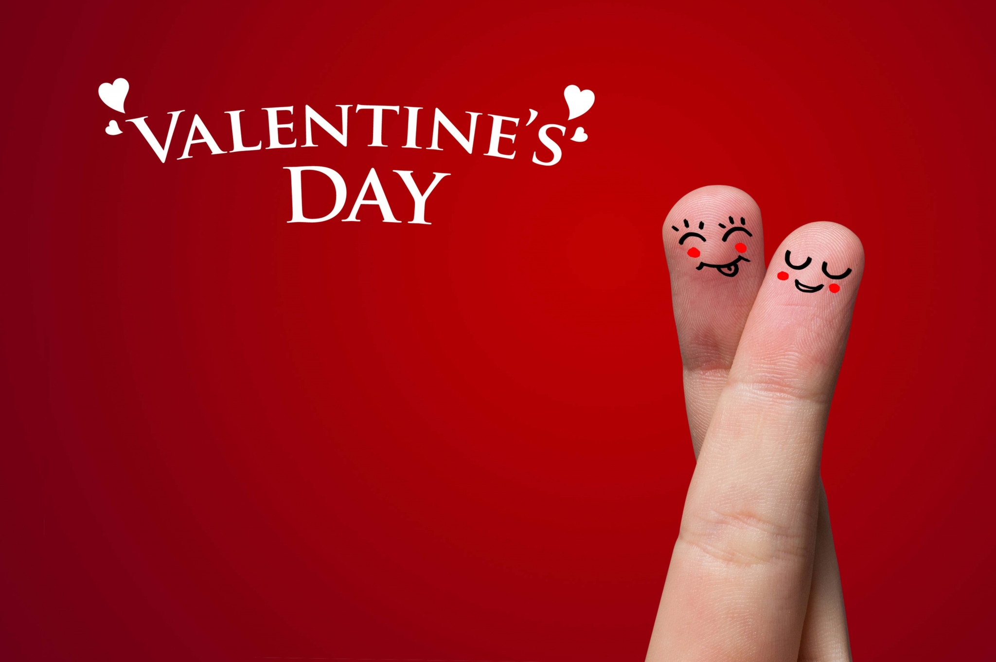 Valentine's Day Finger Puppets HD Wallpaper