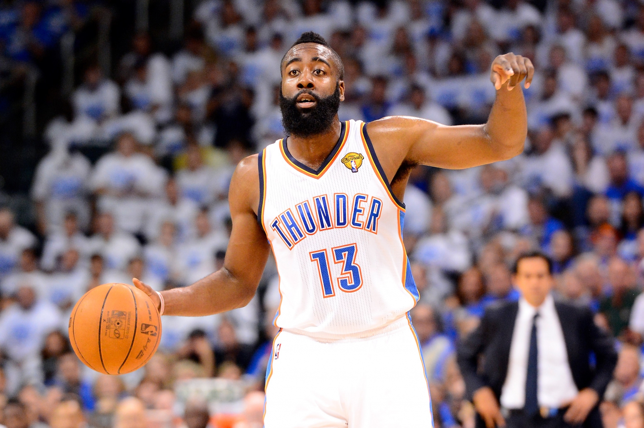 James Harden of the Oklahoma City Thunder HD Wallpaper