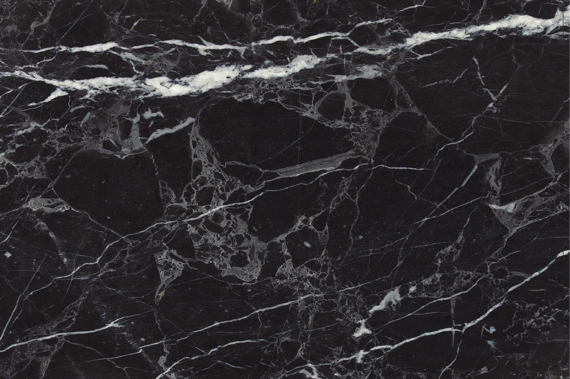 Black marble with white veins HD Wallpaper