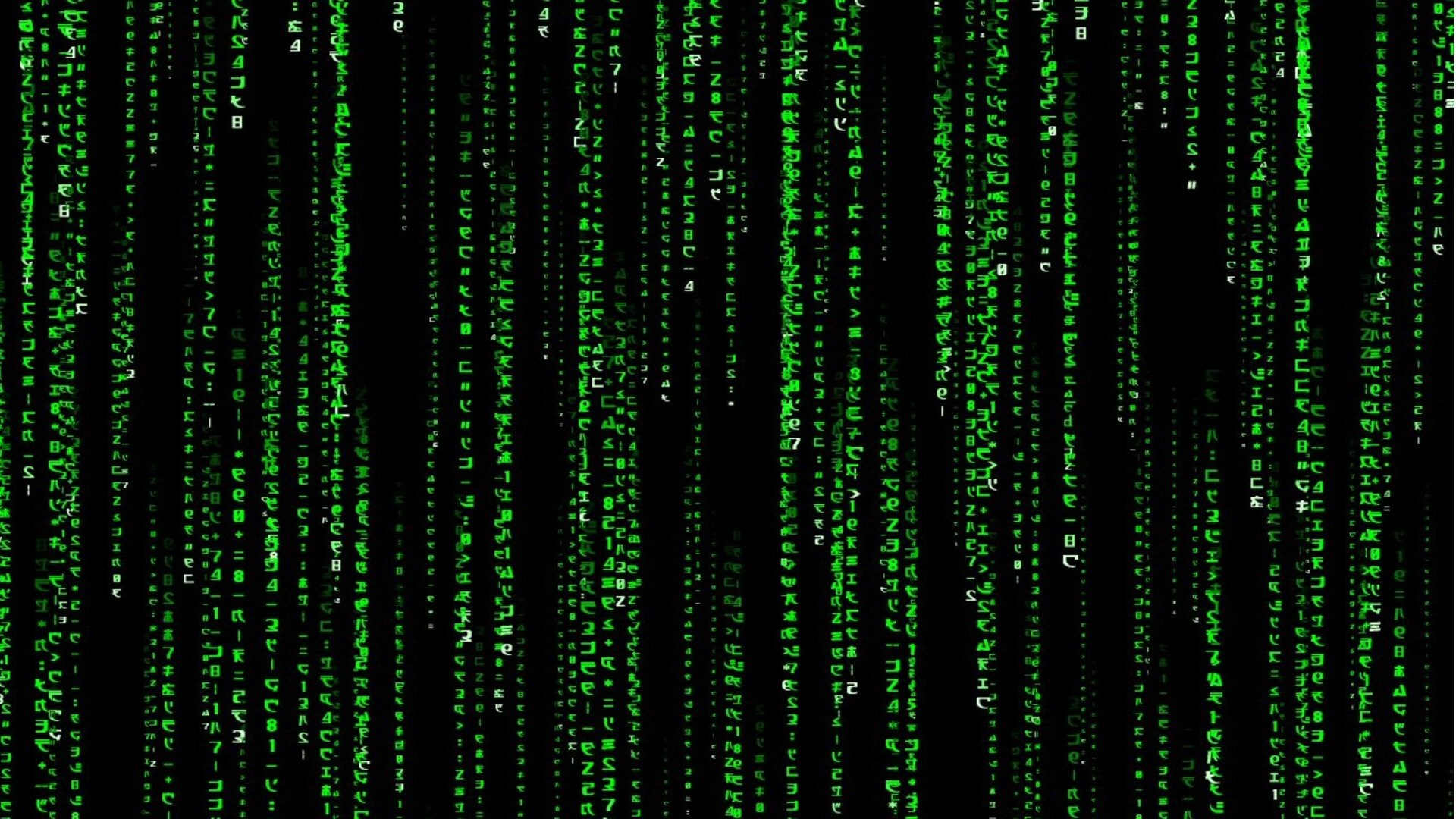 Matrix digital rain effect HD Wallpaper
