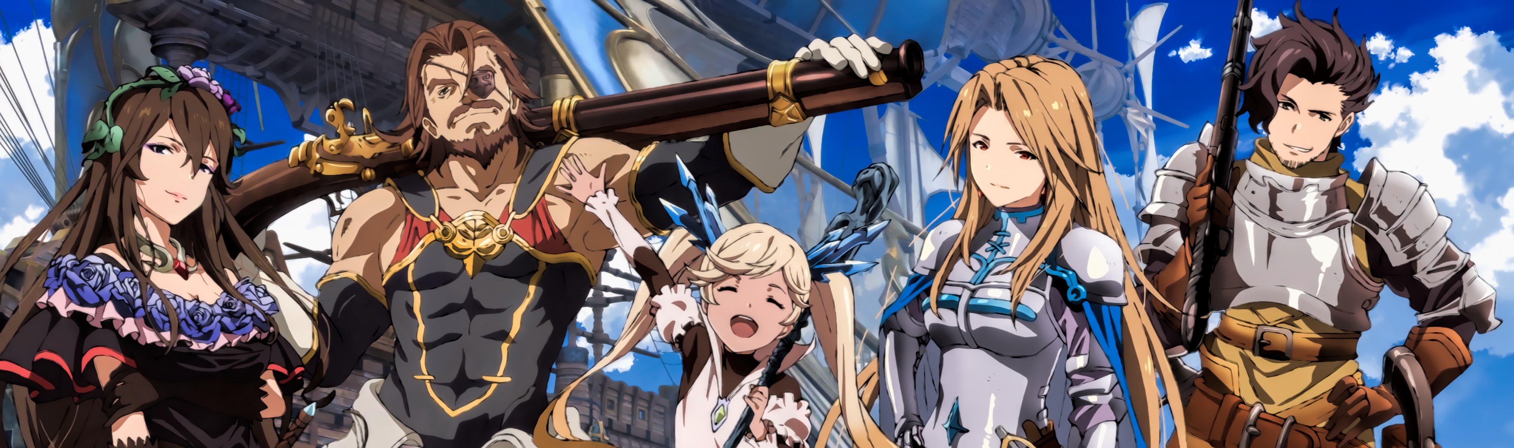 Granblue Fantasy characters banner HD Wallpaper