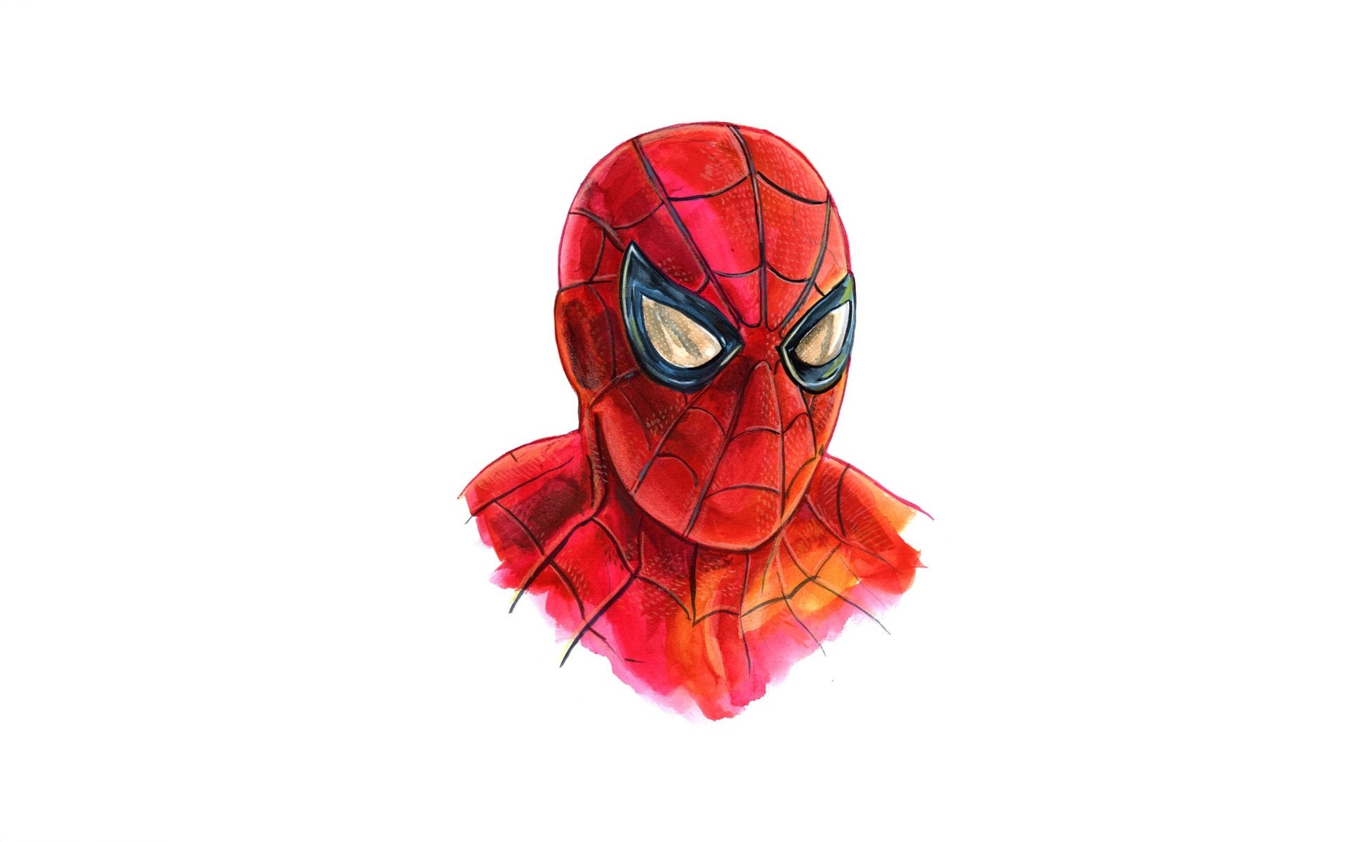 Spiderman Portrait HD Wallpaper
