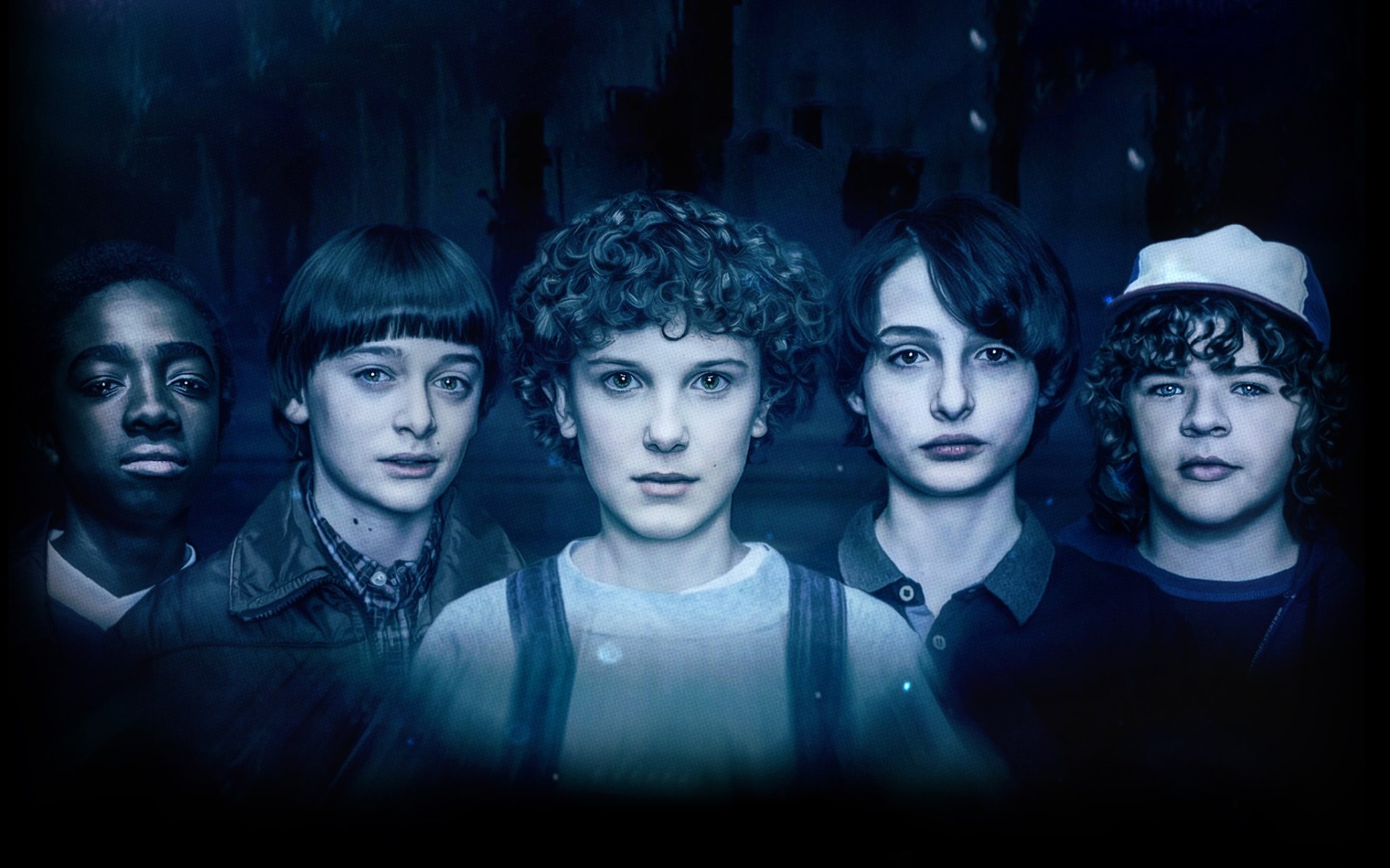 Stranger Things cast HD Wallpaper
