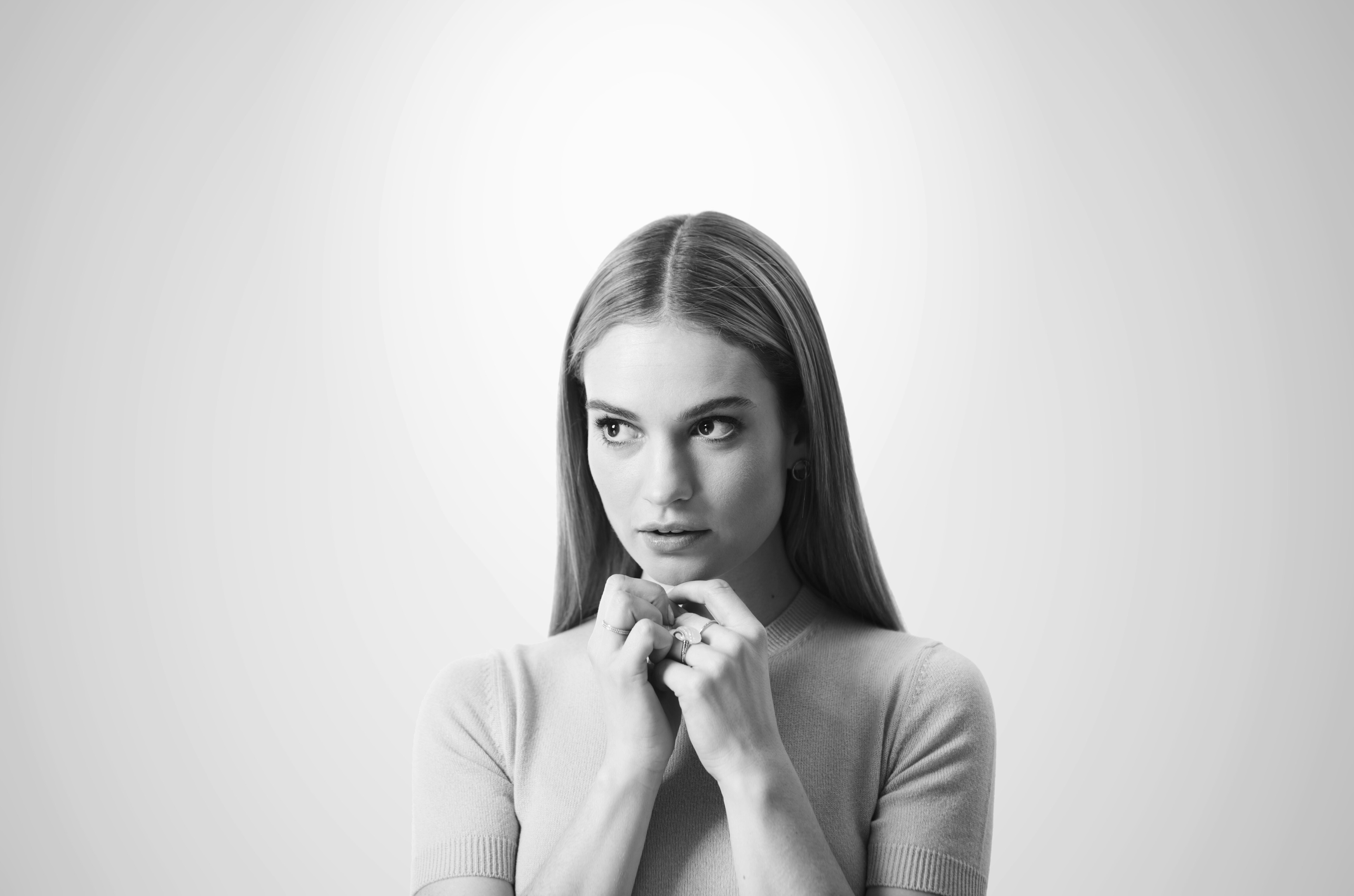 Lily James 4K HD Wallpaper