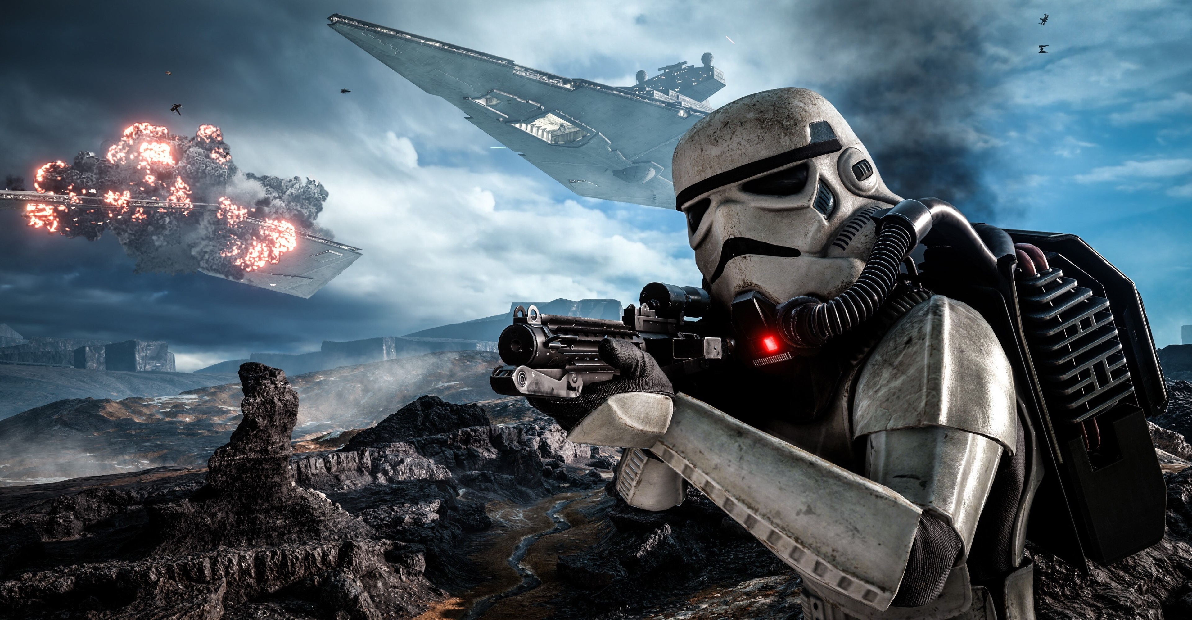 Stormtrooper from Star Wars Battlefront 4K HD Wallpaper