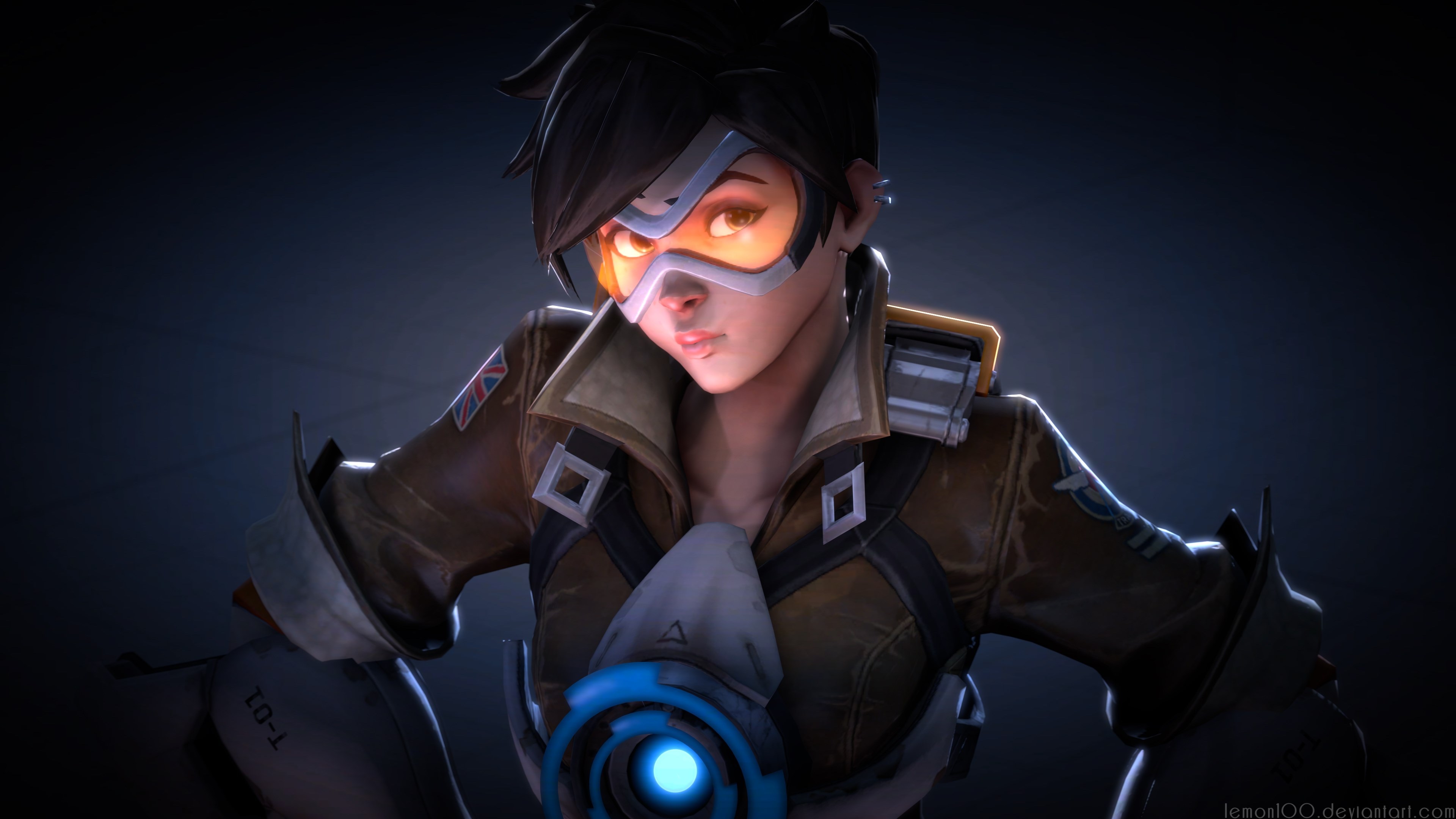 Tracer from Overwatch 4K HD Wallpaper