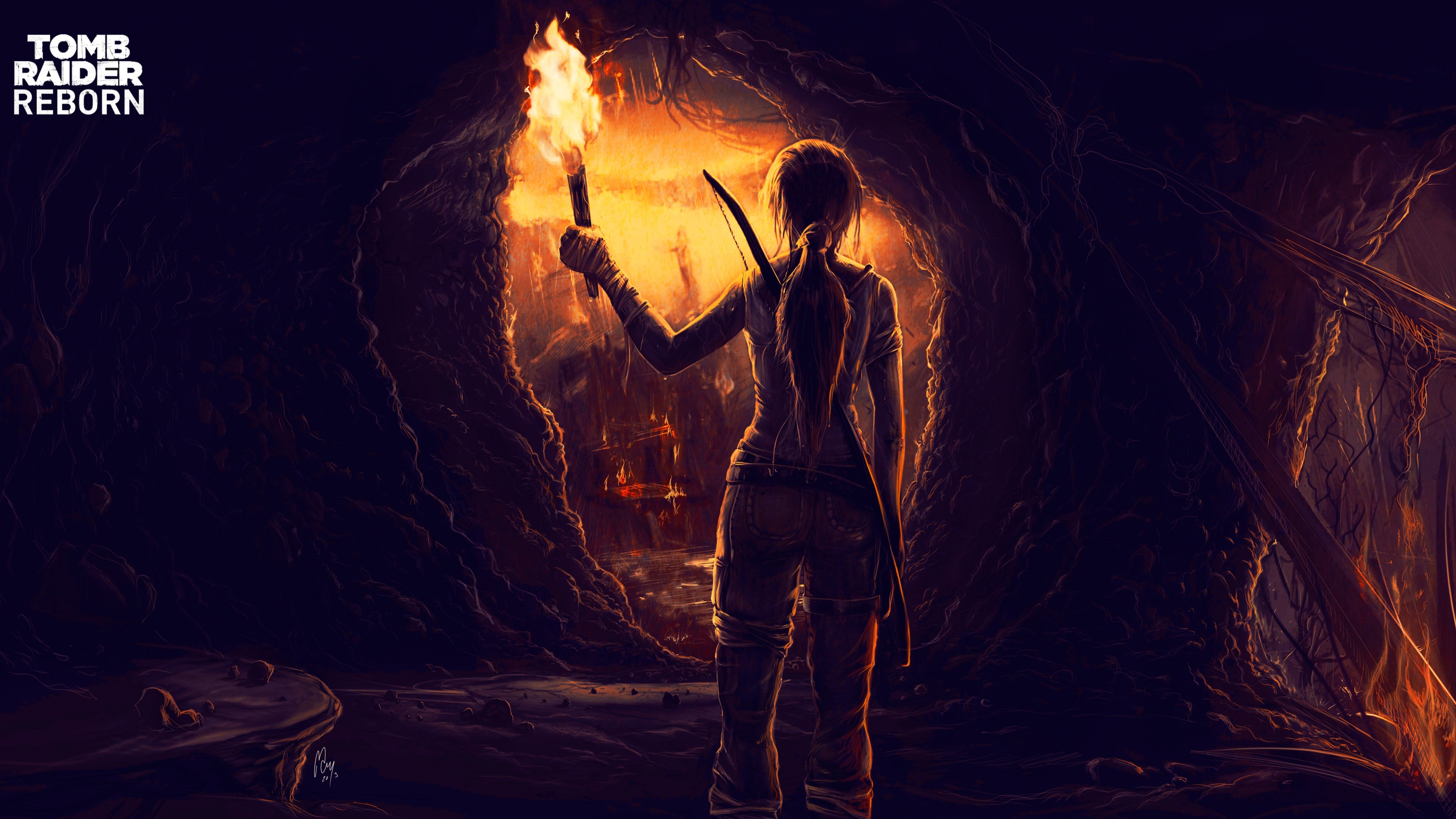 Lara Croft from Tomb Raider Reborn 4K HD Wallpaper