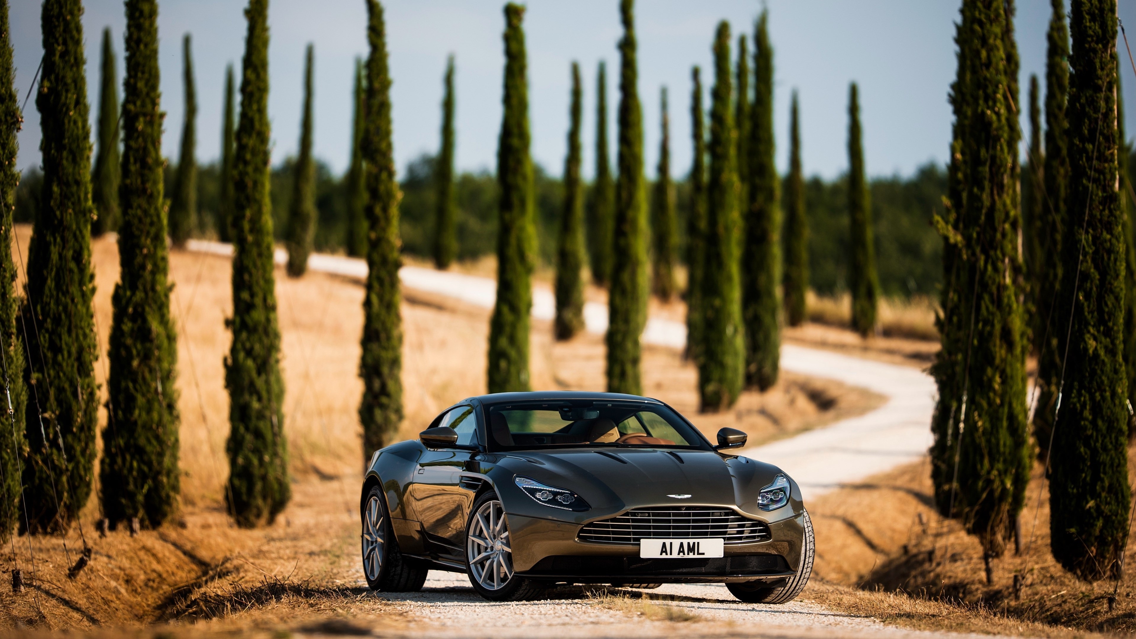Aston Martin DB11 in Tuscany 4K HD Wallpaper