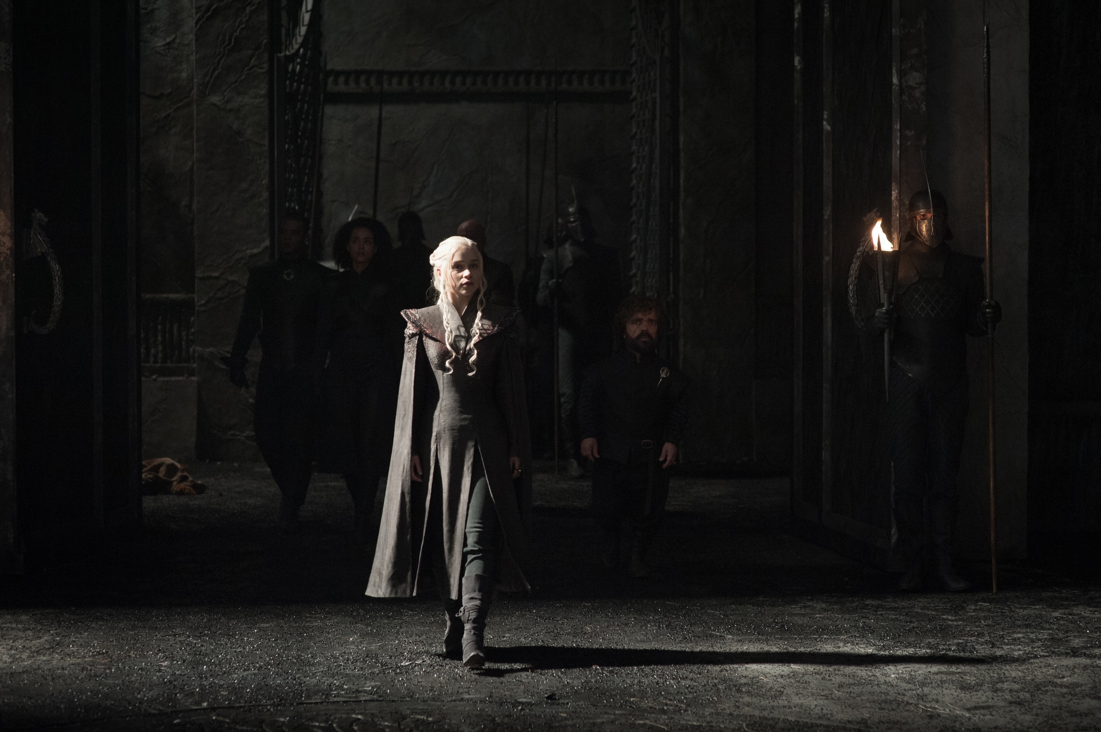 Daenerys Targaryen and Tyrion Lannister from Game of Thrones HD Wallpaper