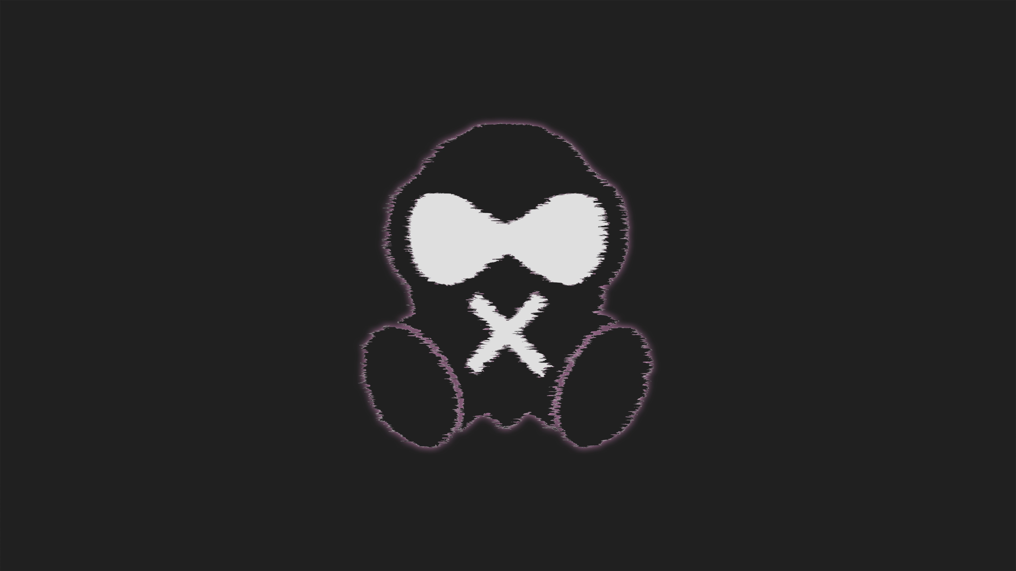 KAWS Companion gas mask 4K HD Wallpaper