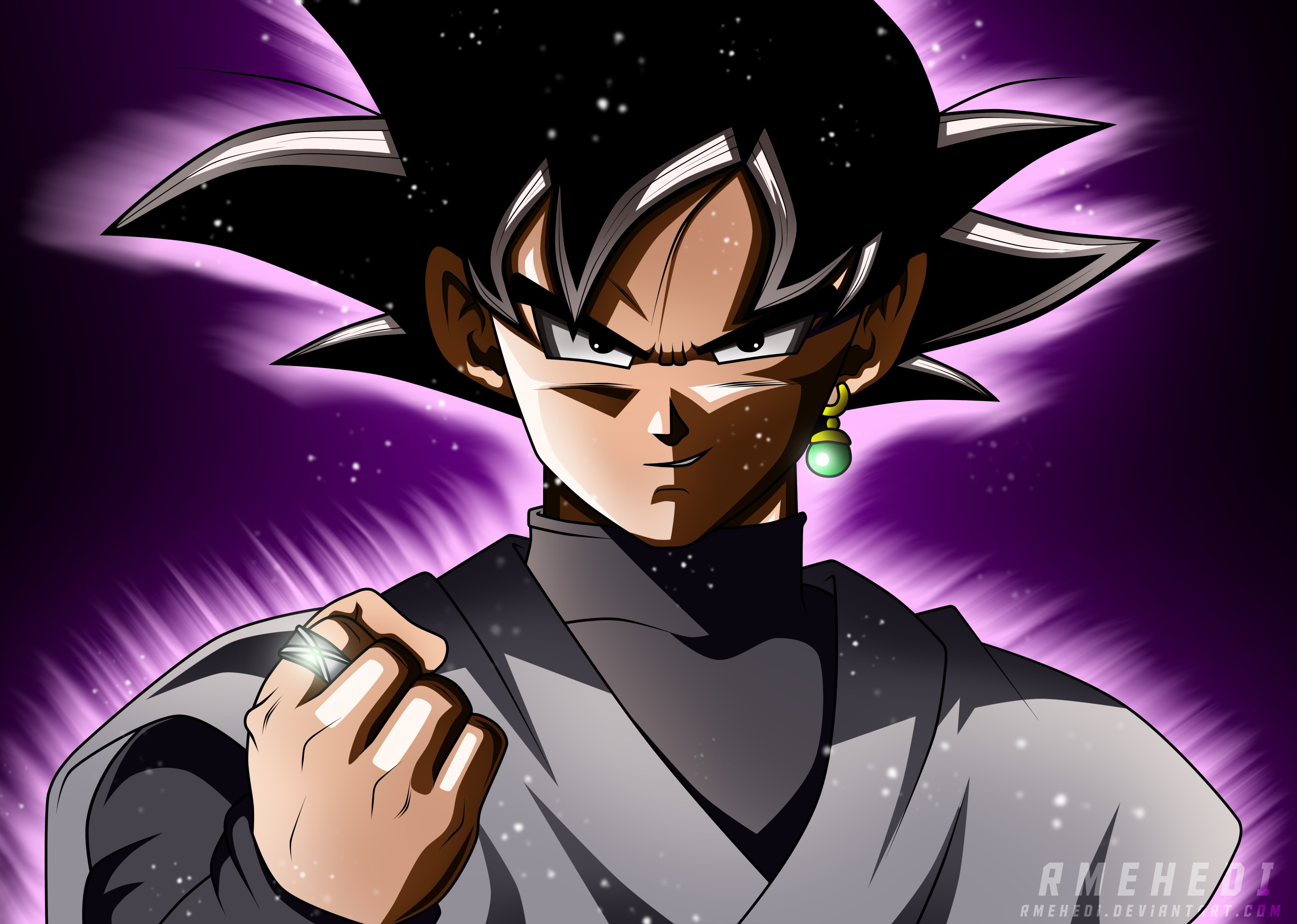 Goku Black from Dragon Ball Super 4K HD Wallpaper