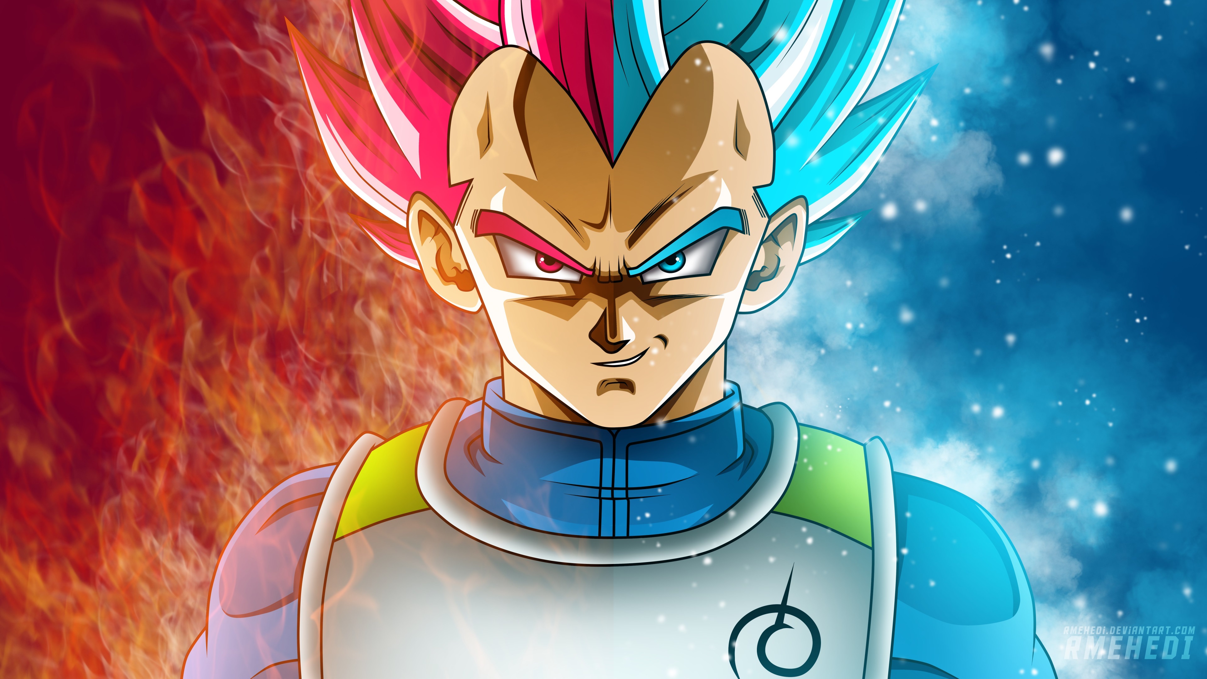 Vegeta from Dragon Ball Super 4K HD Wallpaper