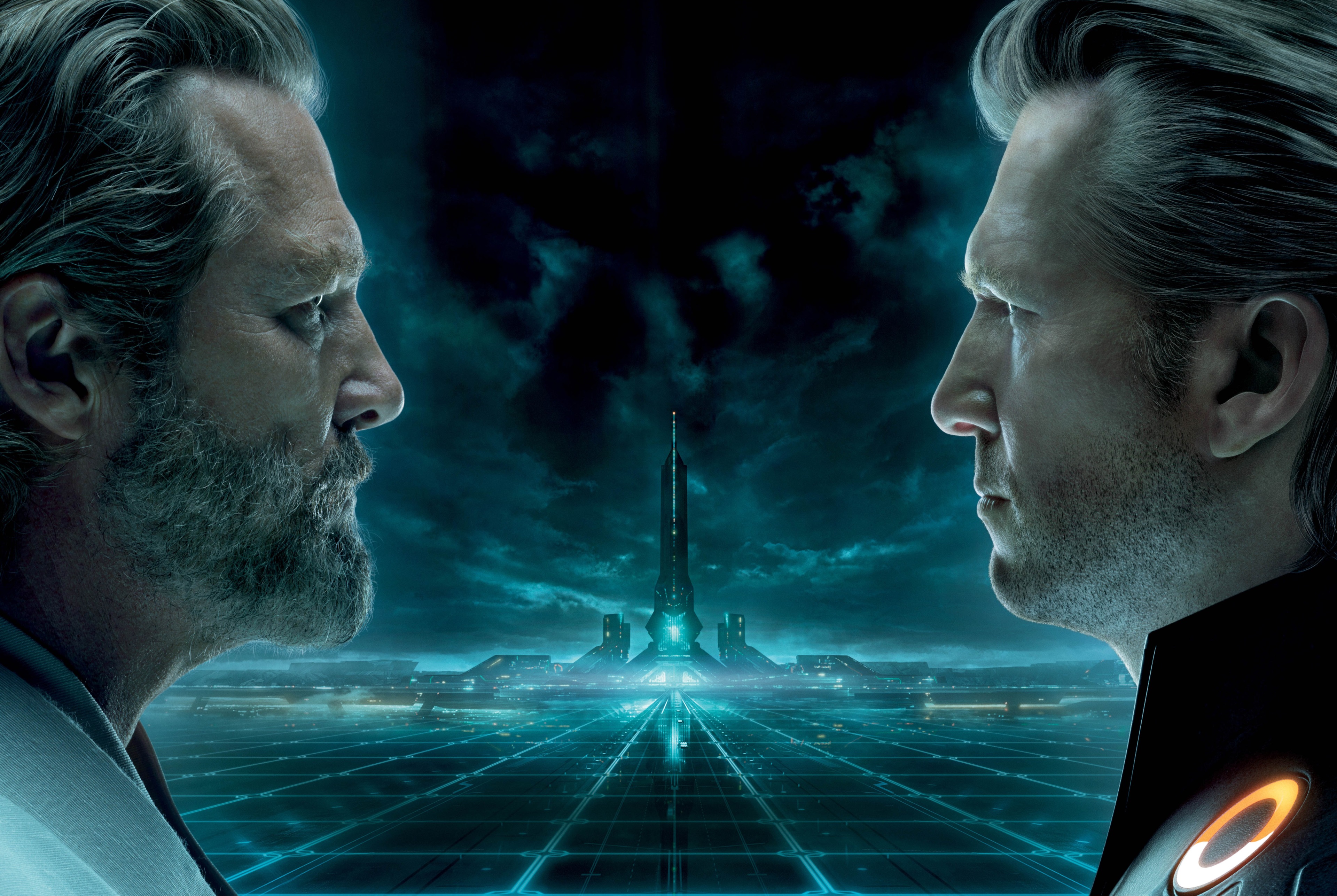 Kevin Flynn and Clu from Tron: Legacy 4K HD Wallpaper