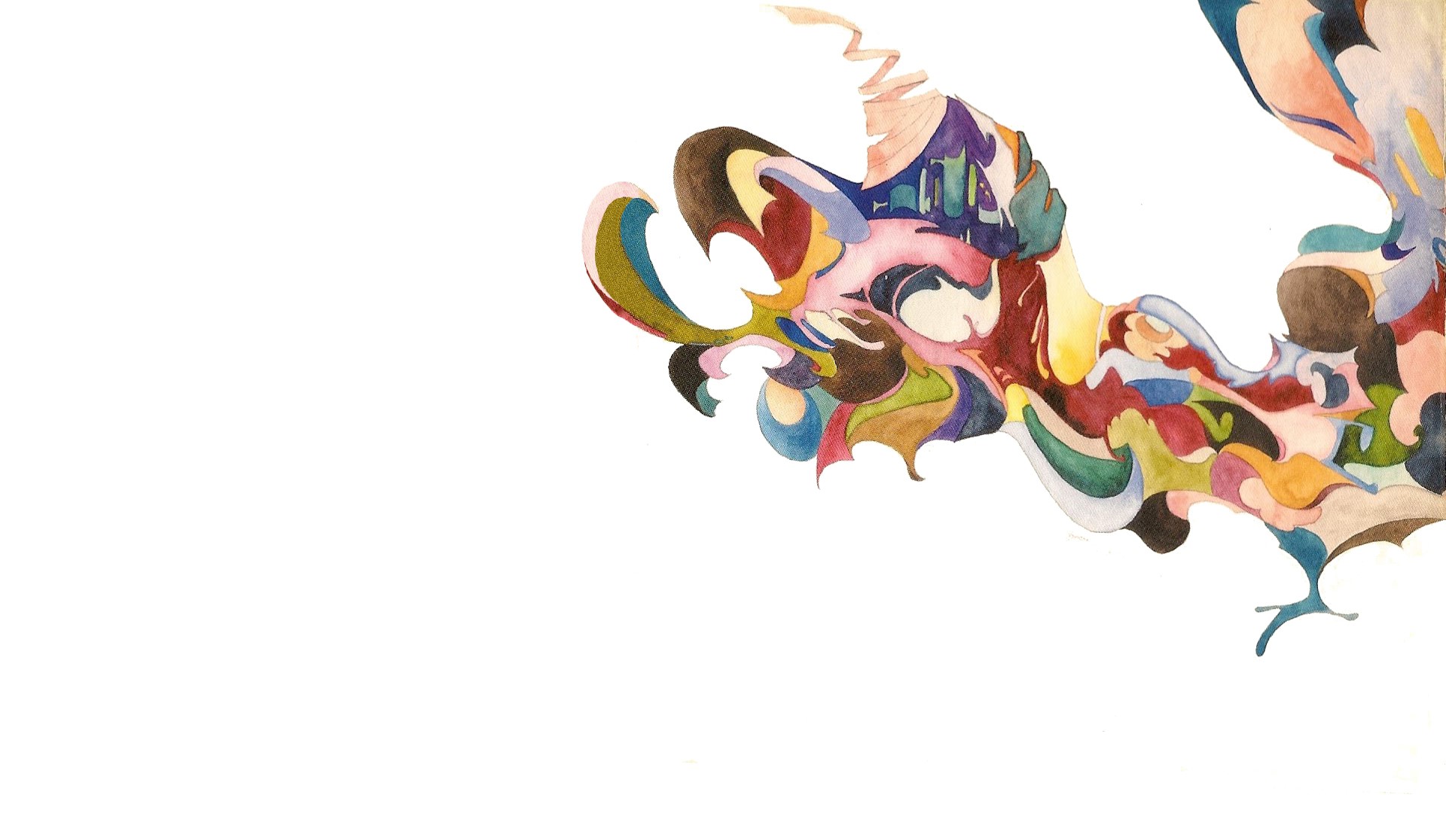 Nujabes abstract watercolor painting HD Wallpaper