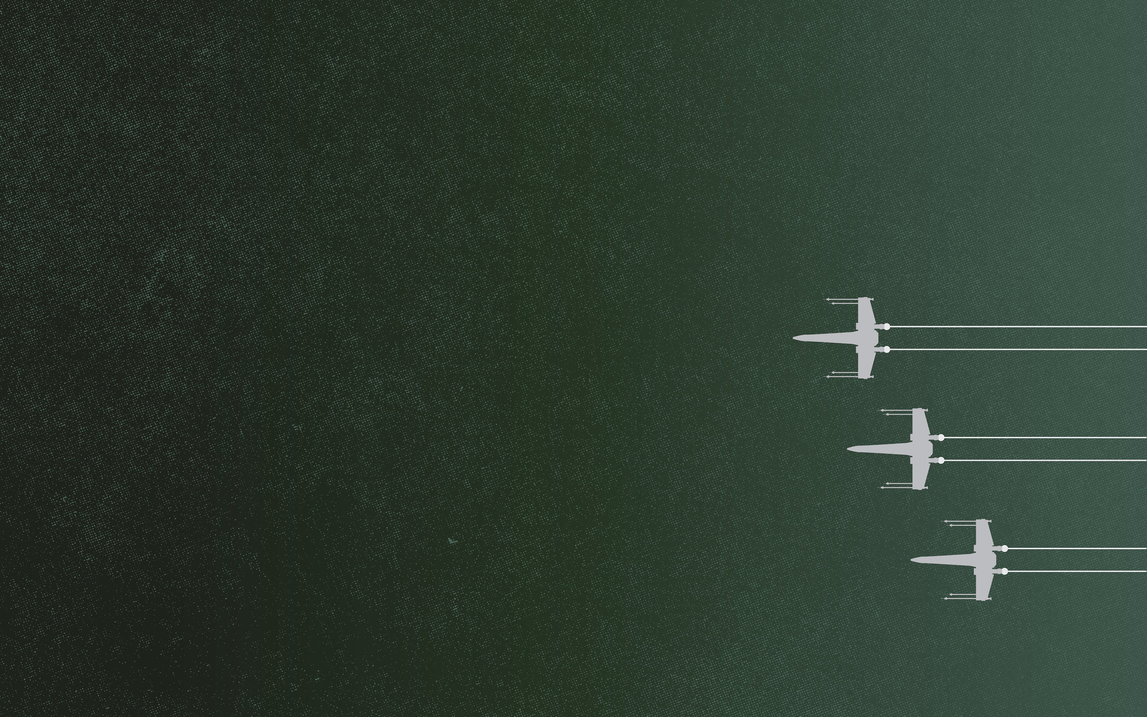 Star Wars X-wings in formation HD Wallpaper