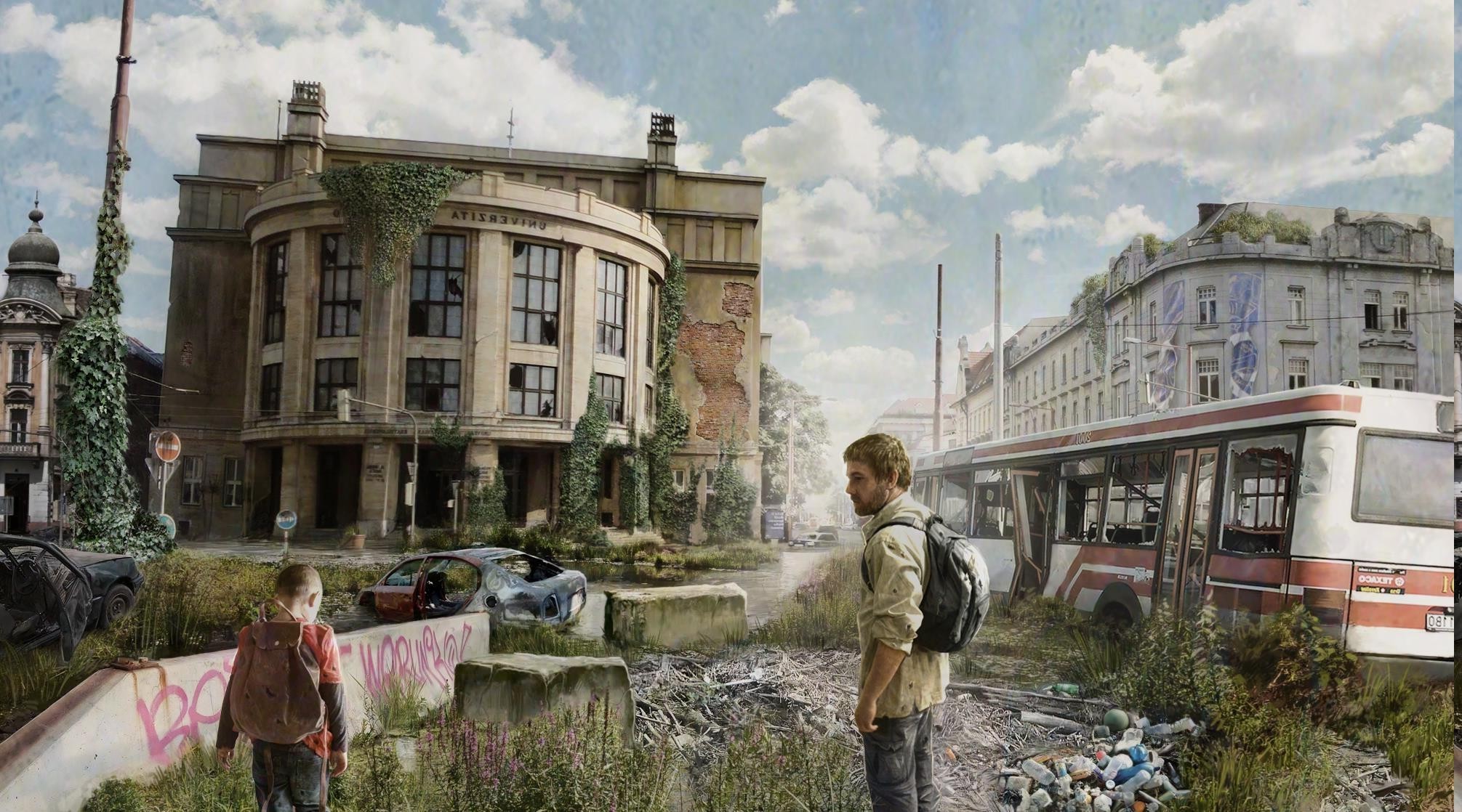 Apocalyptic Bratislava, Slovakia: The Last of Us HD Wallpaper