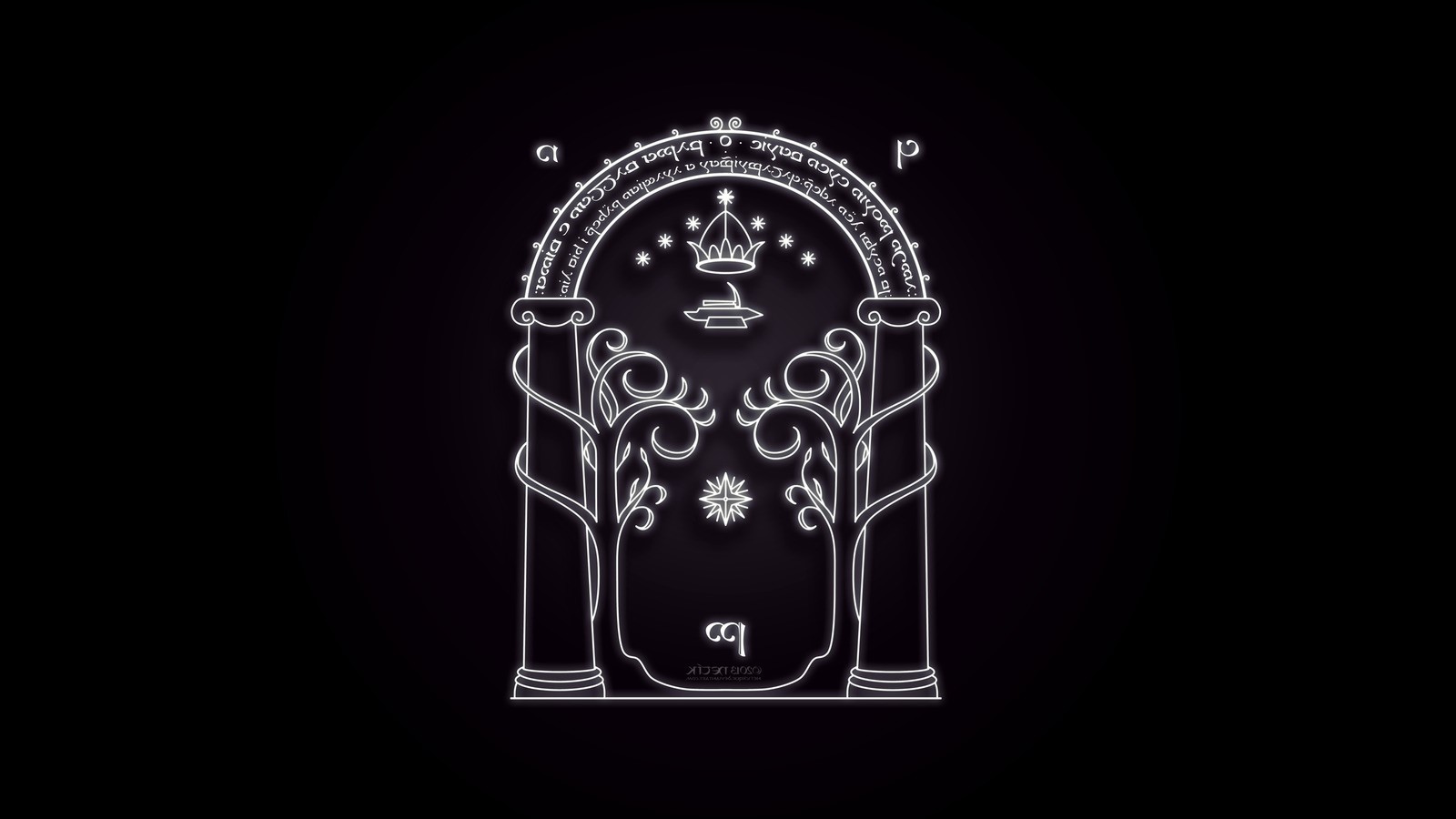 The Gates of Moria from The Lord of the Rings HD Wallpaper