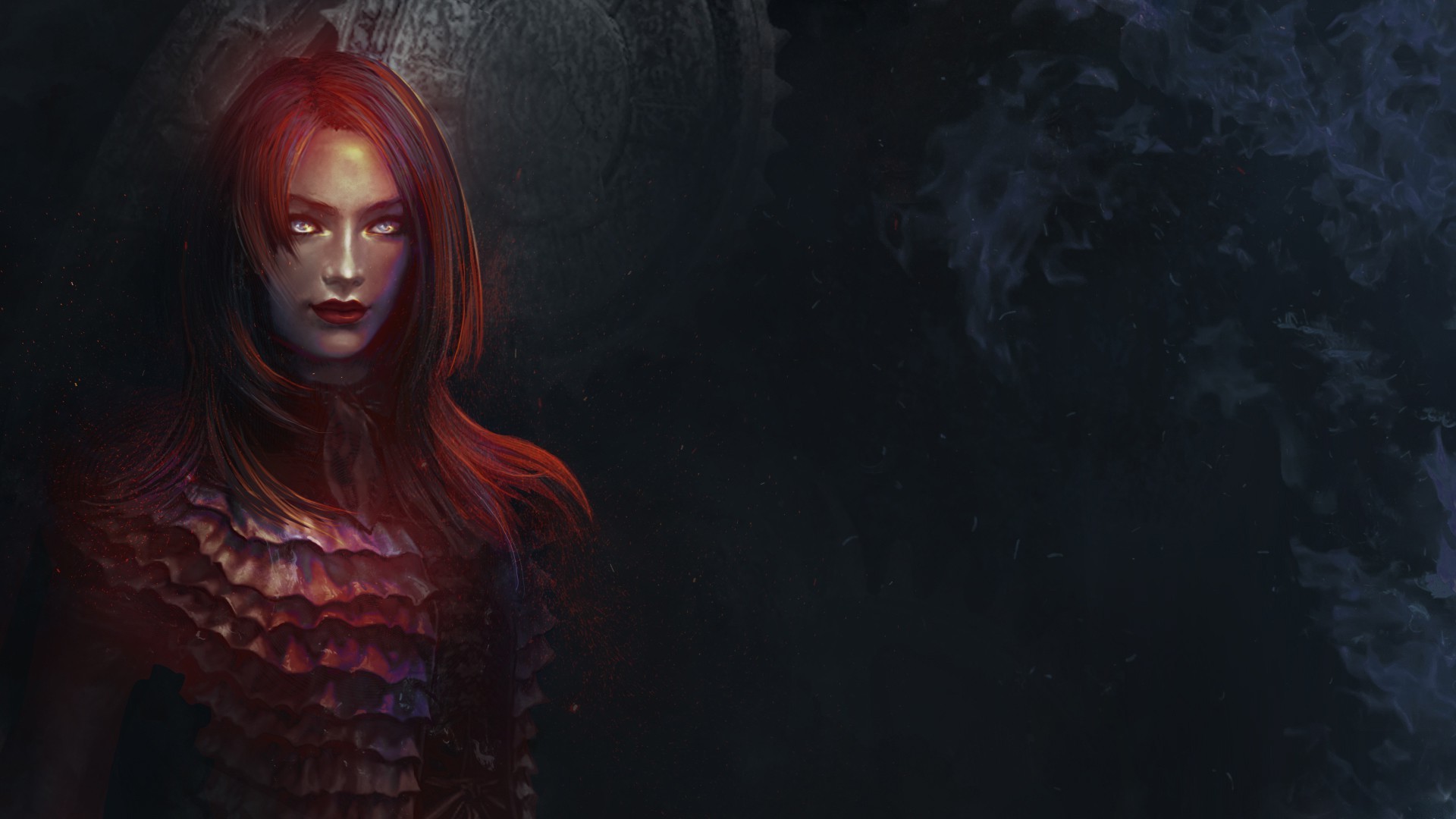 Female character from Path of Exile artwork HD Wallpaper