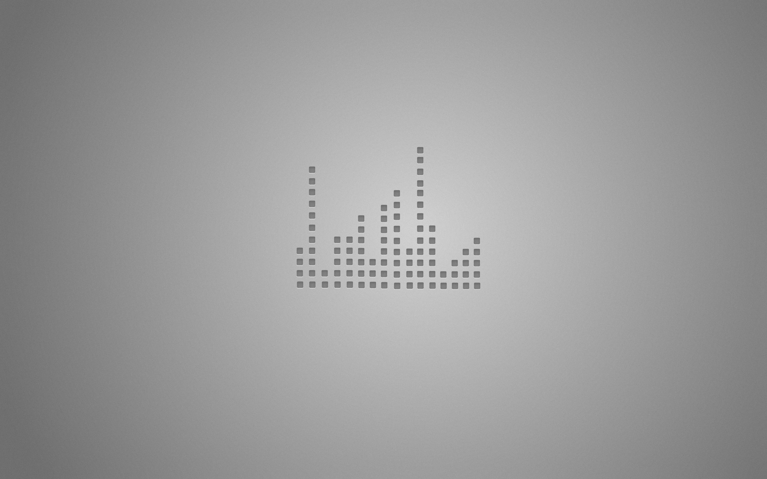 Minimalist gray equalizer graphic HD Wallpaper