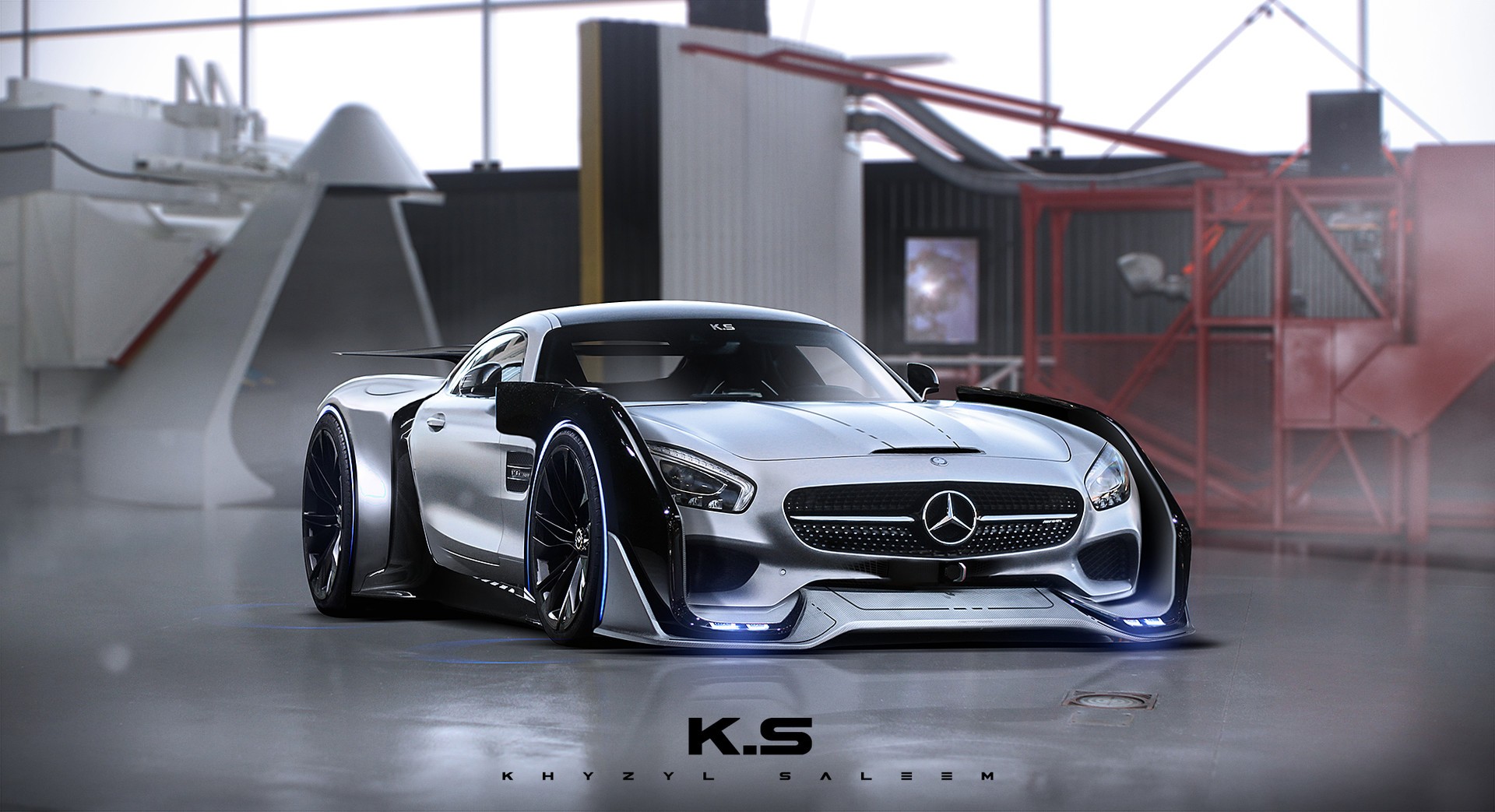 Mercedes-AMG GT Widebody by Khyzyl Saleem HD Wallpaper