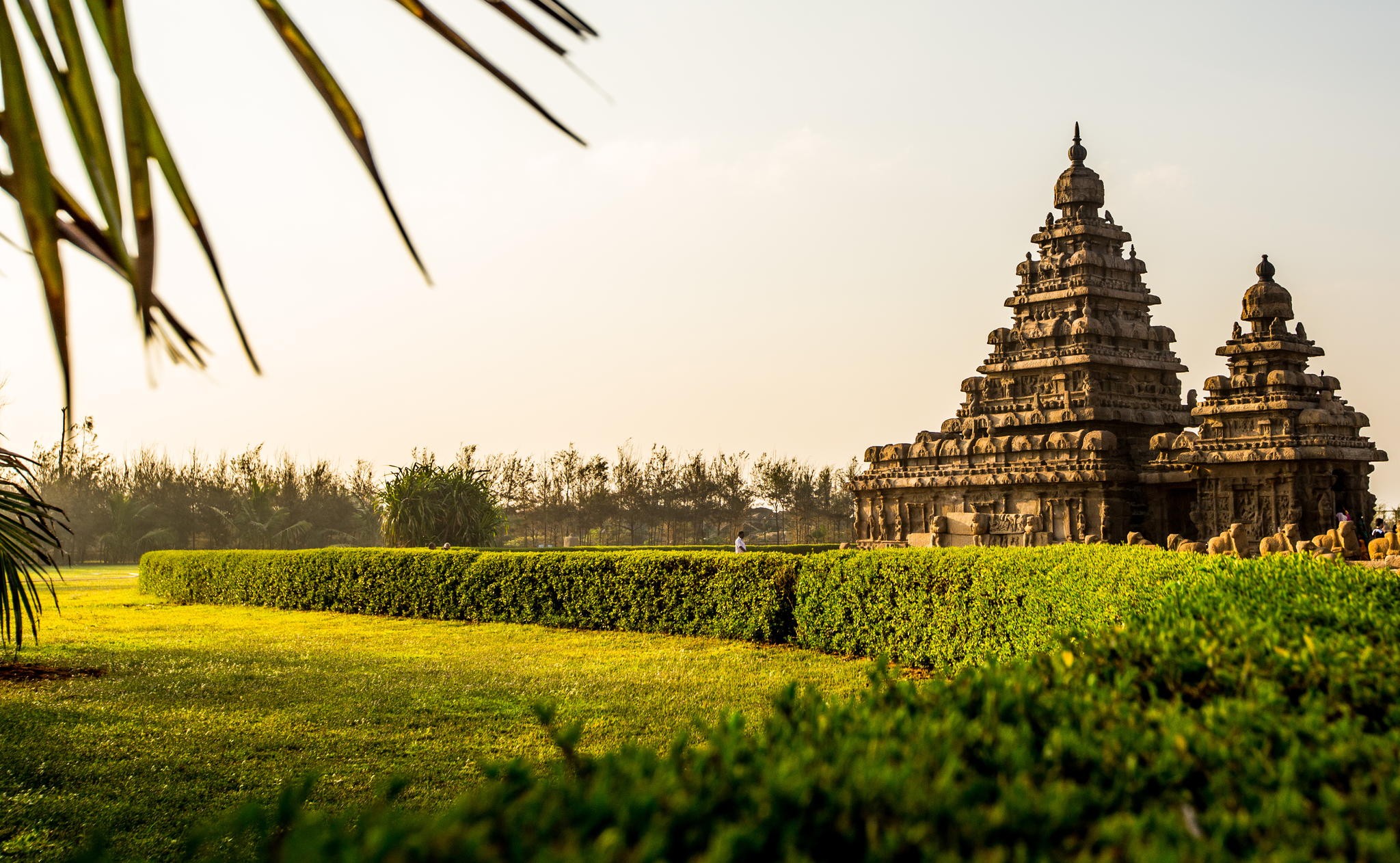 Shore Temple in Mahabalipuram, India HD Wallpaper