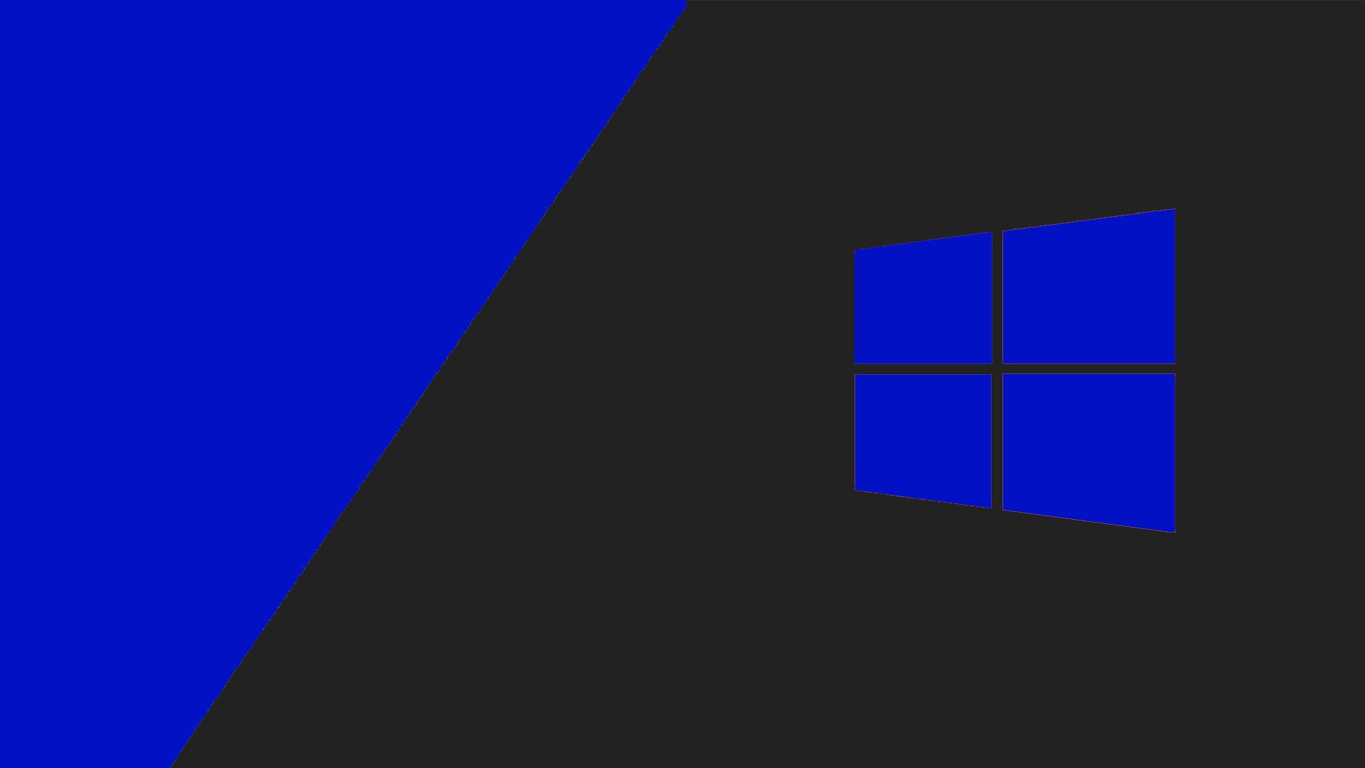 Windows 10 logo on dark background HD Wallpaper