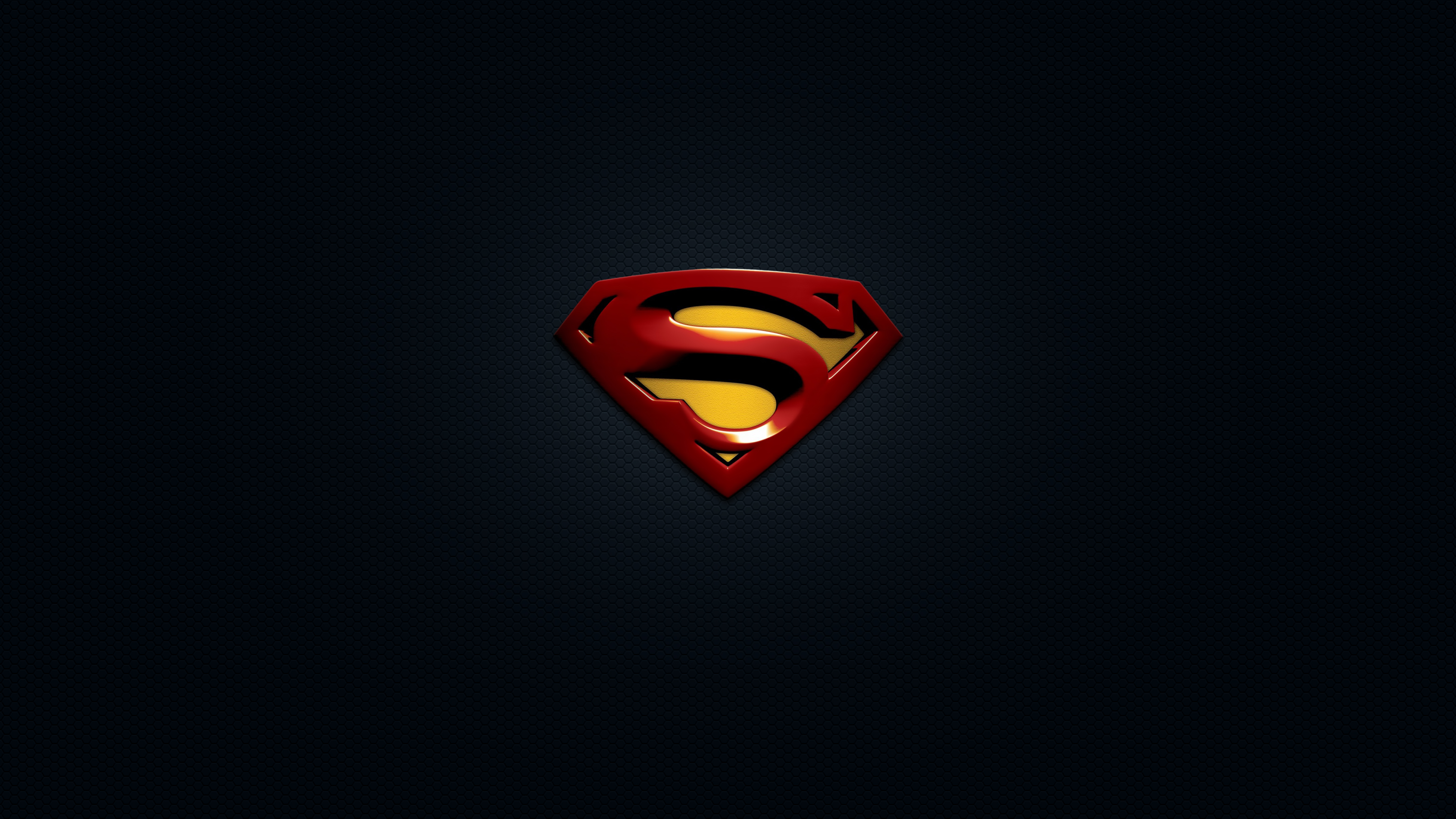 Superman logo 4K HD Wallpaper