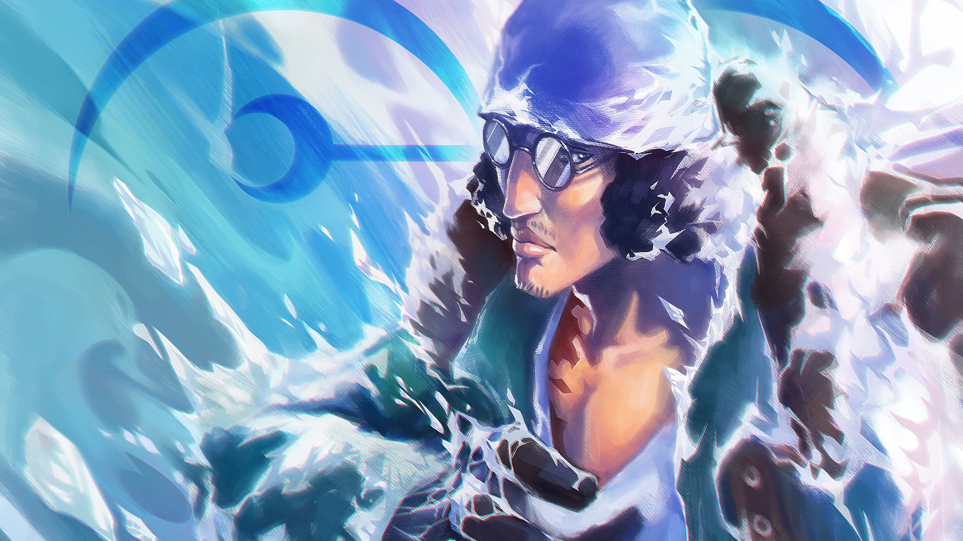 Kuzan from One Piece in ice HD Wallpaper