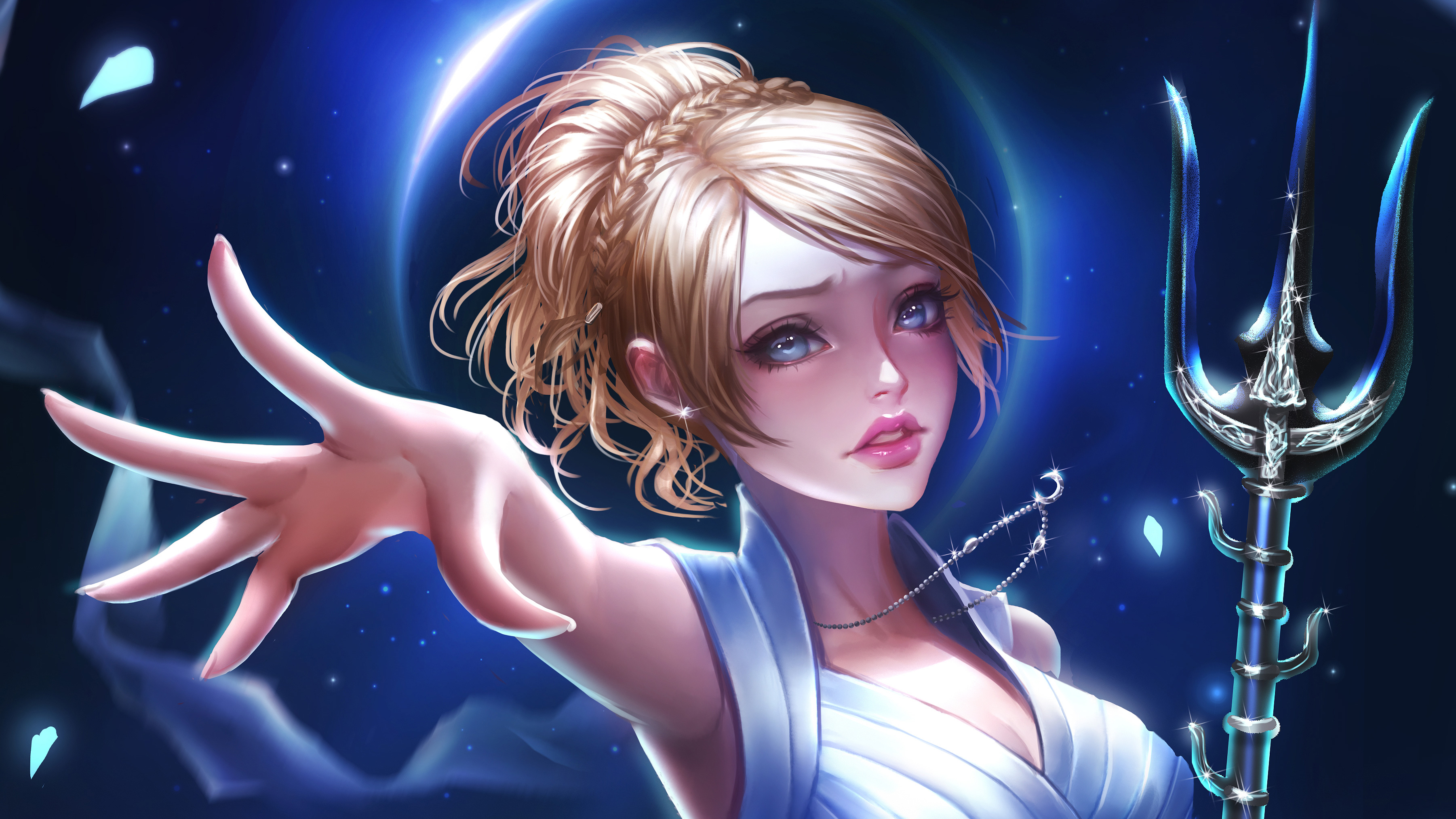Lunafreya Nox Fleuret from Final Fantasy XV HD Wallpaper