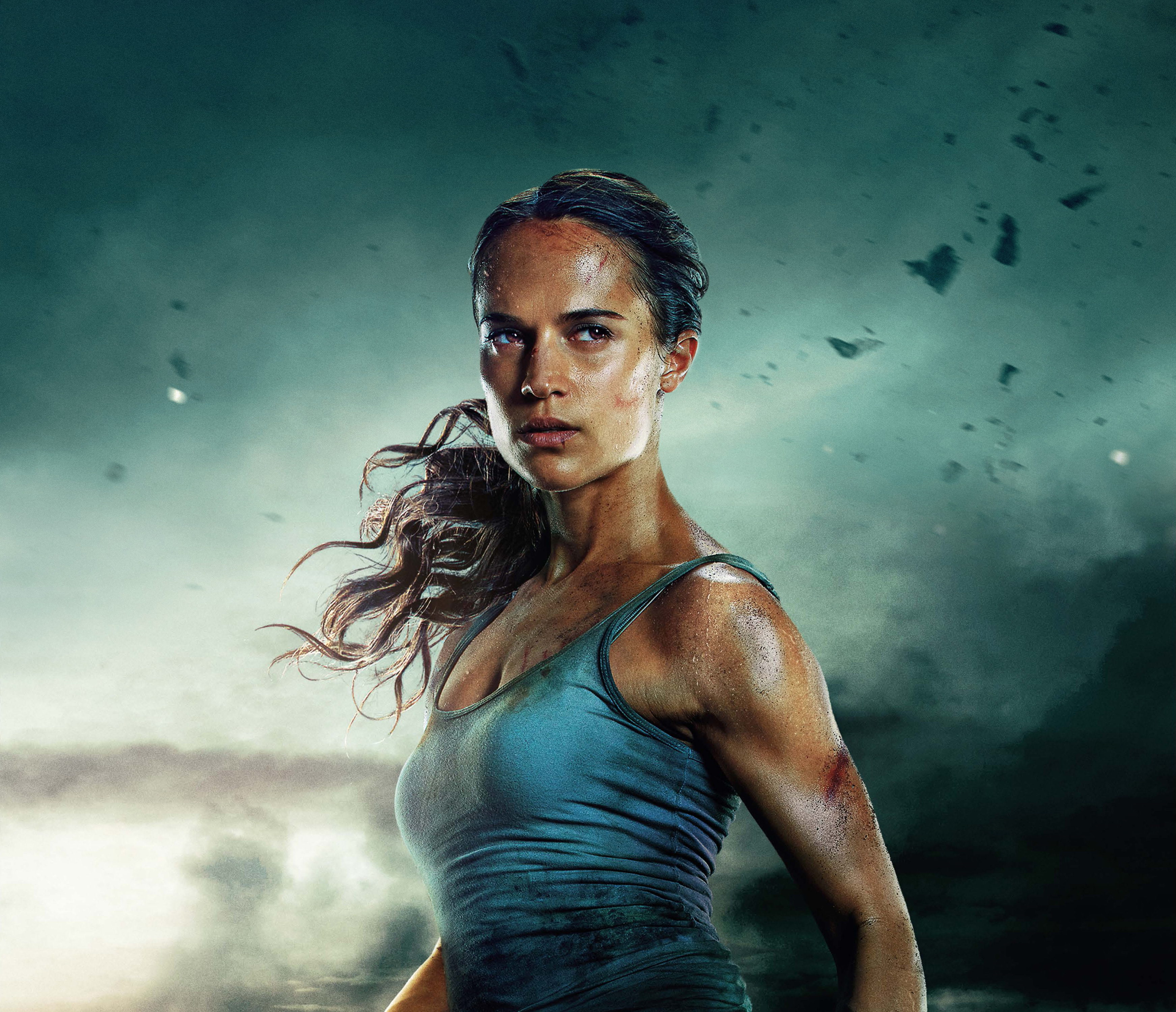 Lara Croft from Tomb Raider movie 4K HD Wallpaper