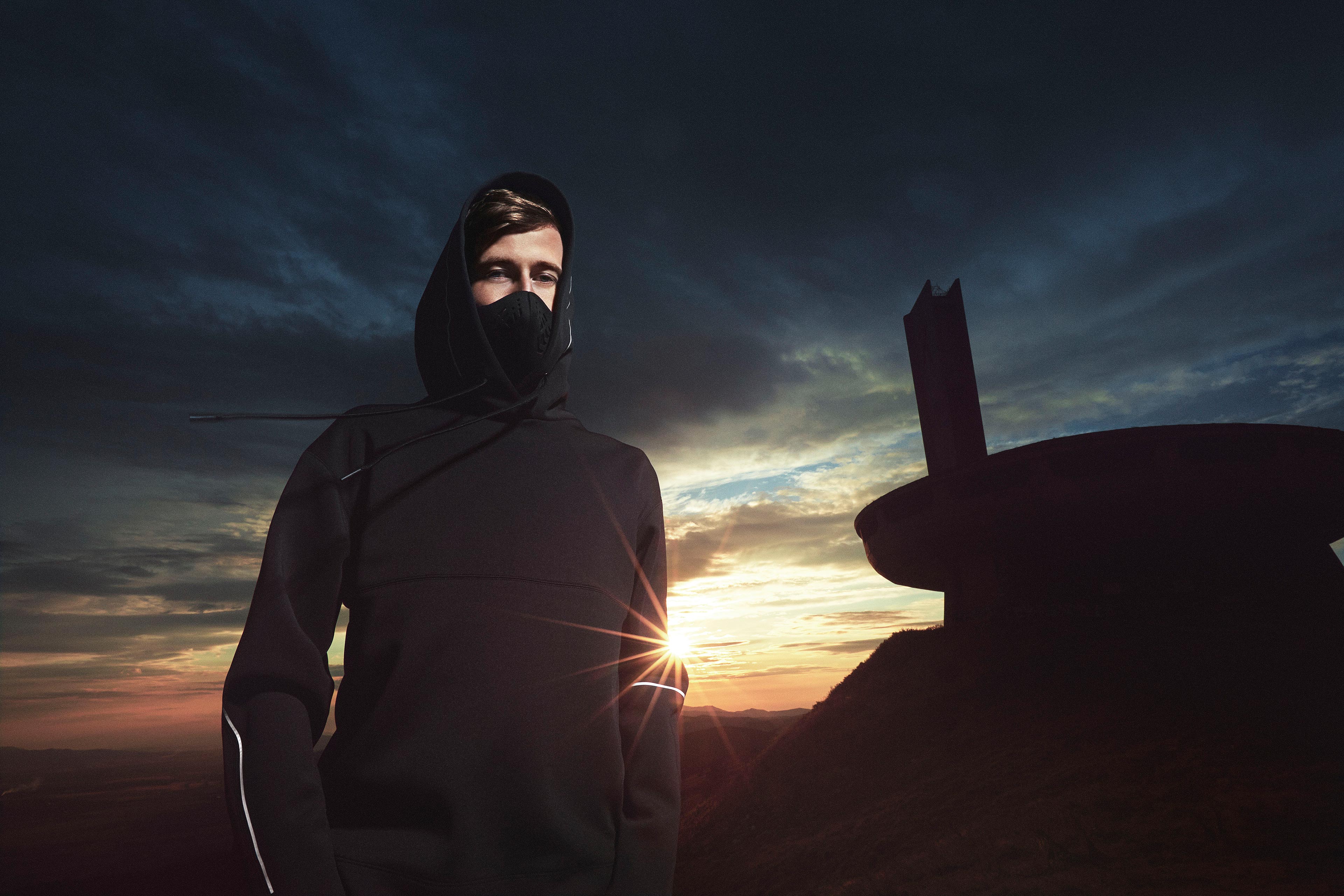 Alan Walker Outdoors at Sunset 4K HD Wallpaper