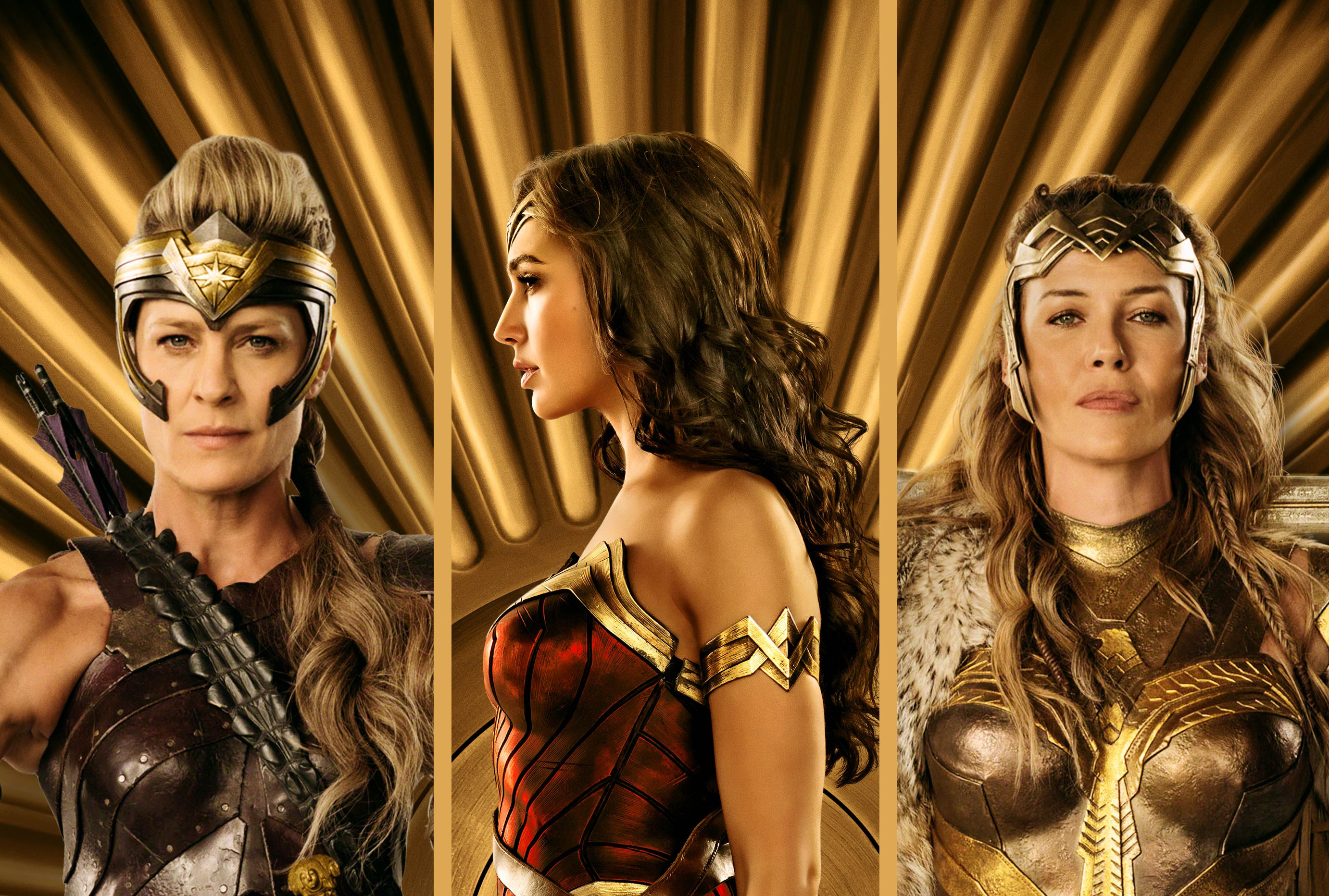 Wonder Woman and Amazon warriors HD Wallpaper