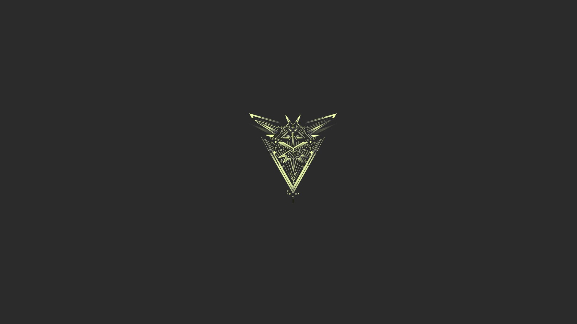 Team Instinct logo from Pokemon Go HD Wallpaper