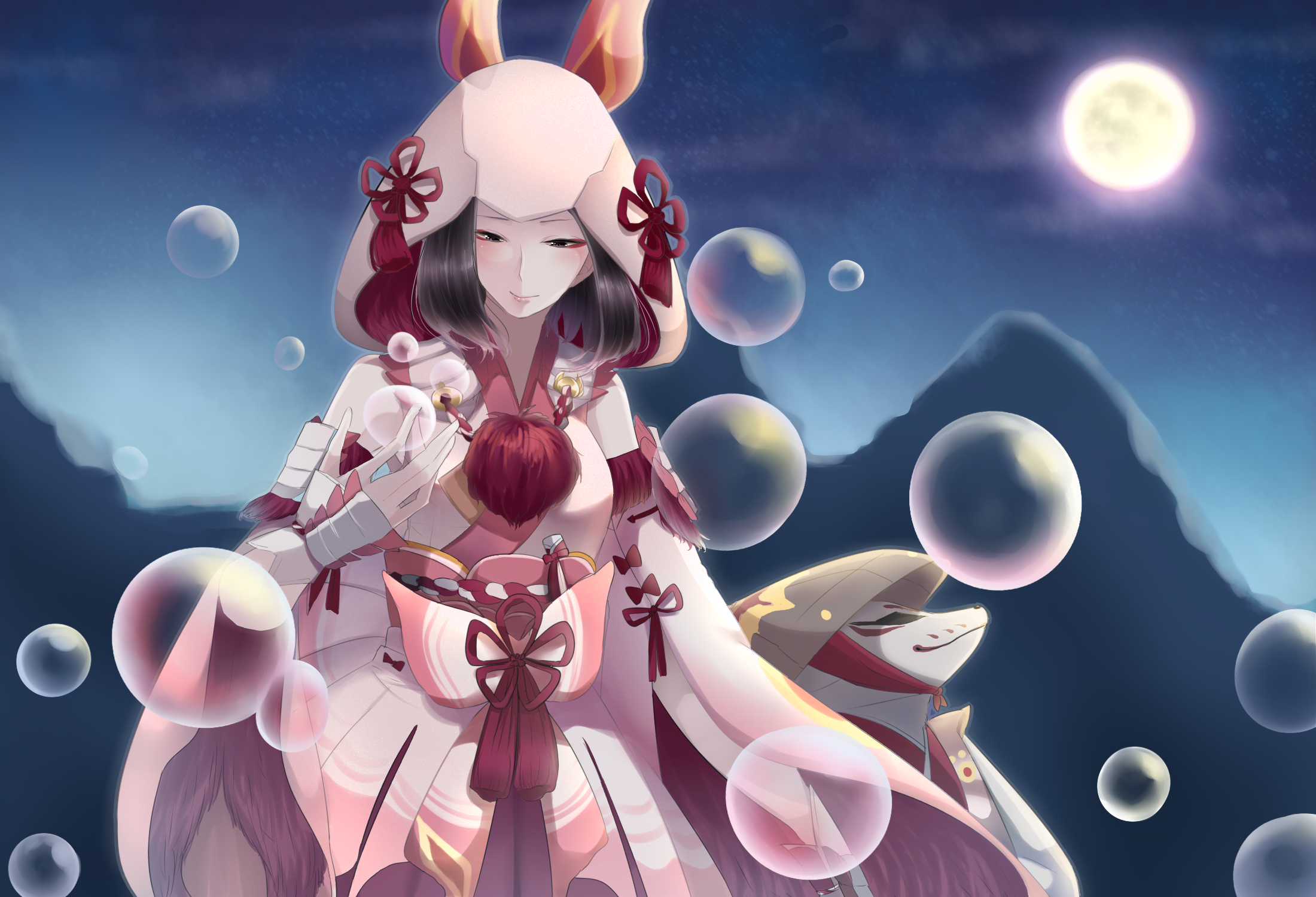 Mizutsune from Monster Hunter with bubbles HD Wallpaper