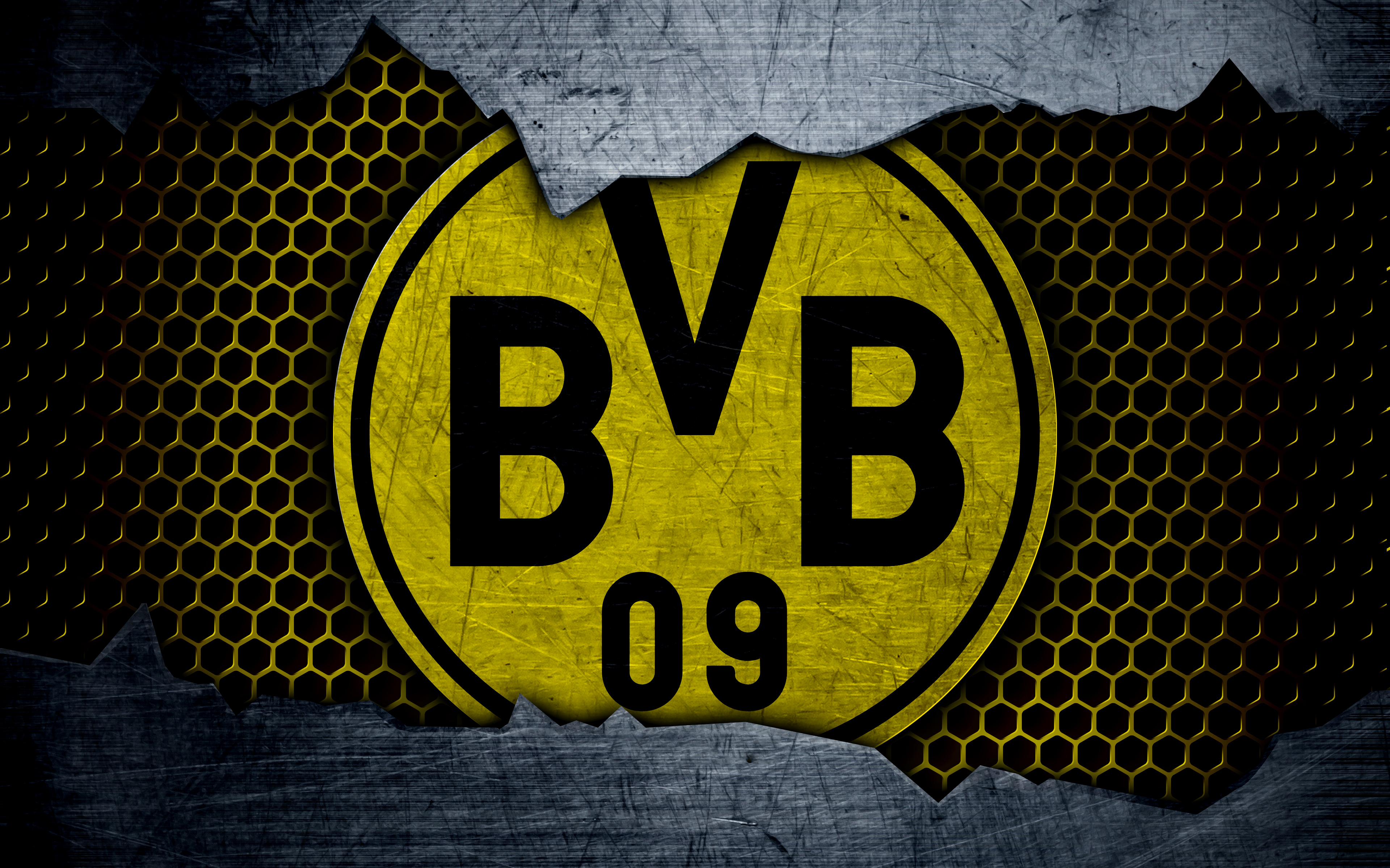 Borussia Dortmund BVB 09 Logo HD Wallpaper