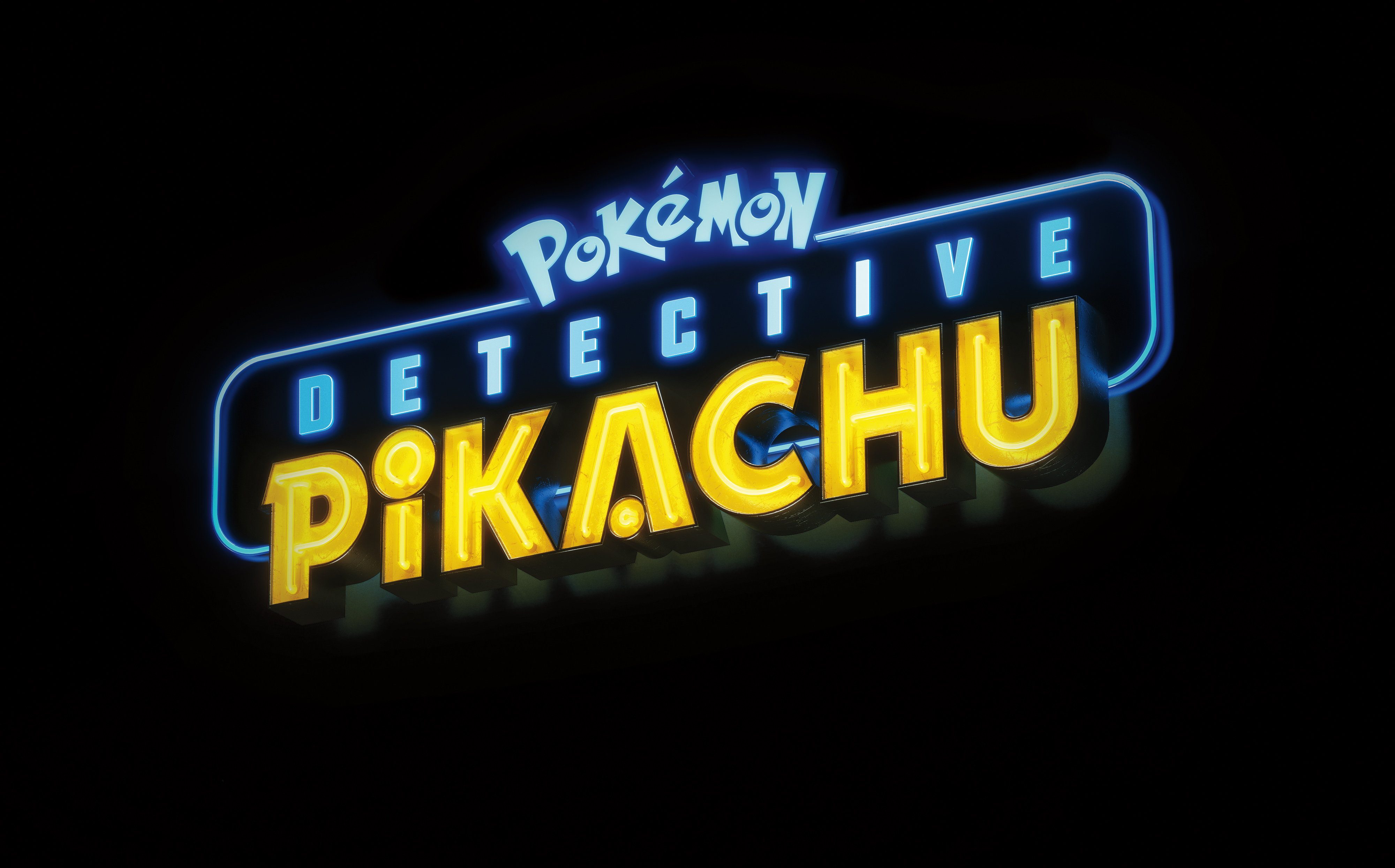 Pokemon Detective Pikachu Movie Logo HD Wallpaper