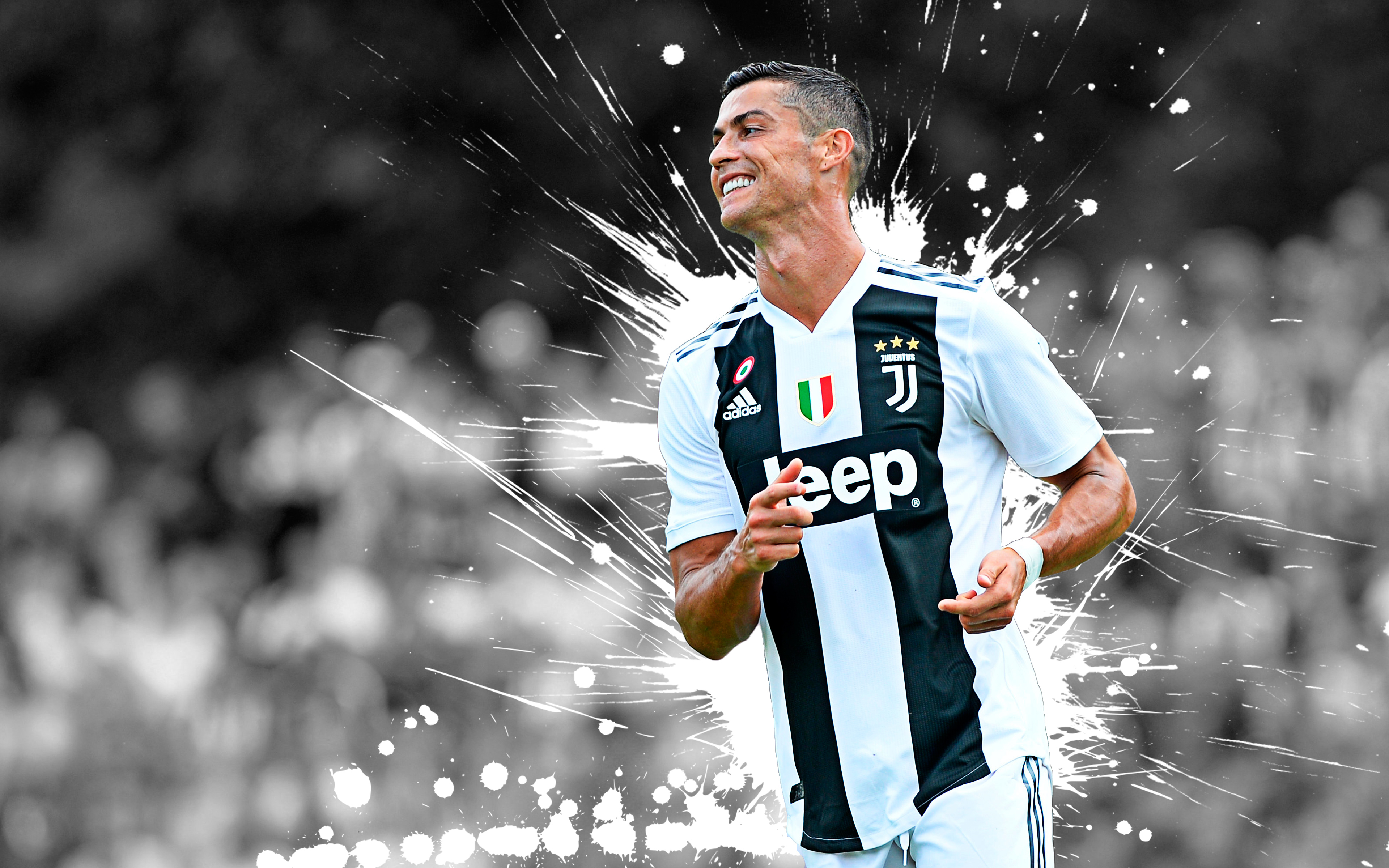 Cristiano Ronaldo from Juventus F.C. HD Wallpaper