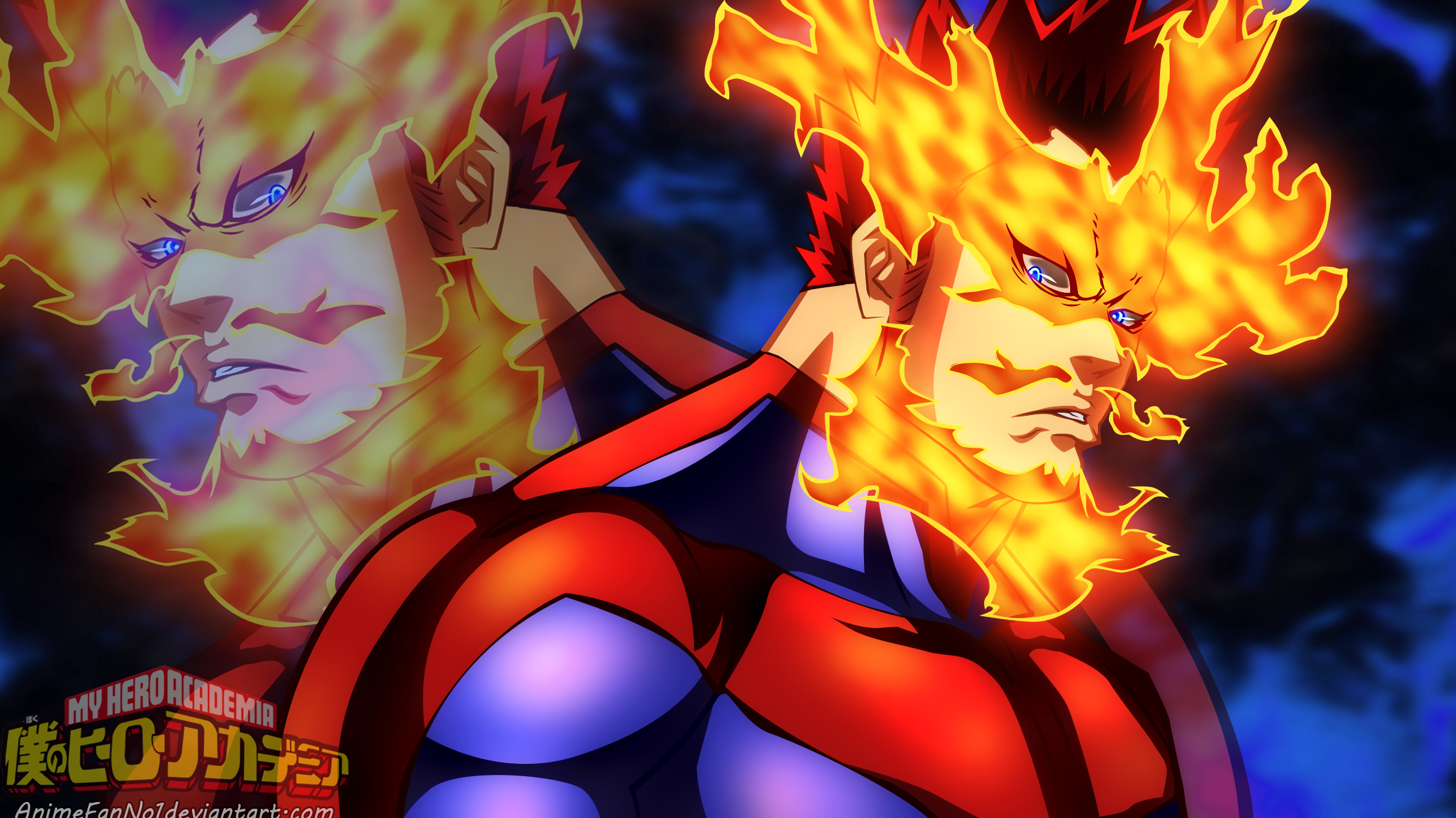 Endeavor from My Hero Academia HD Wallpaper
